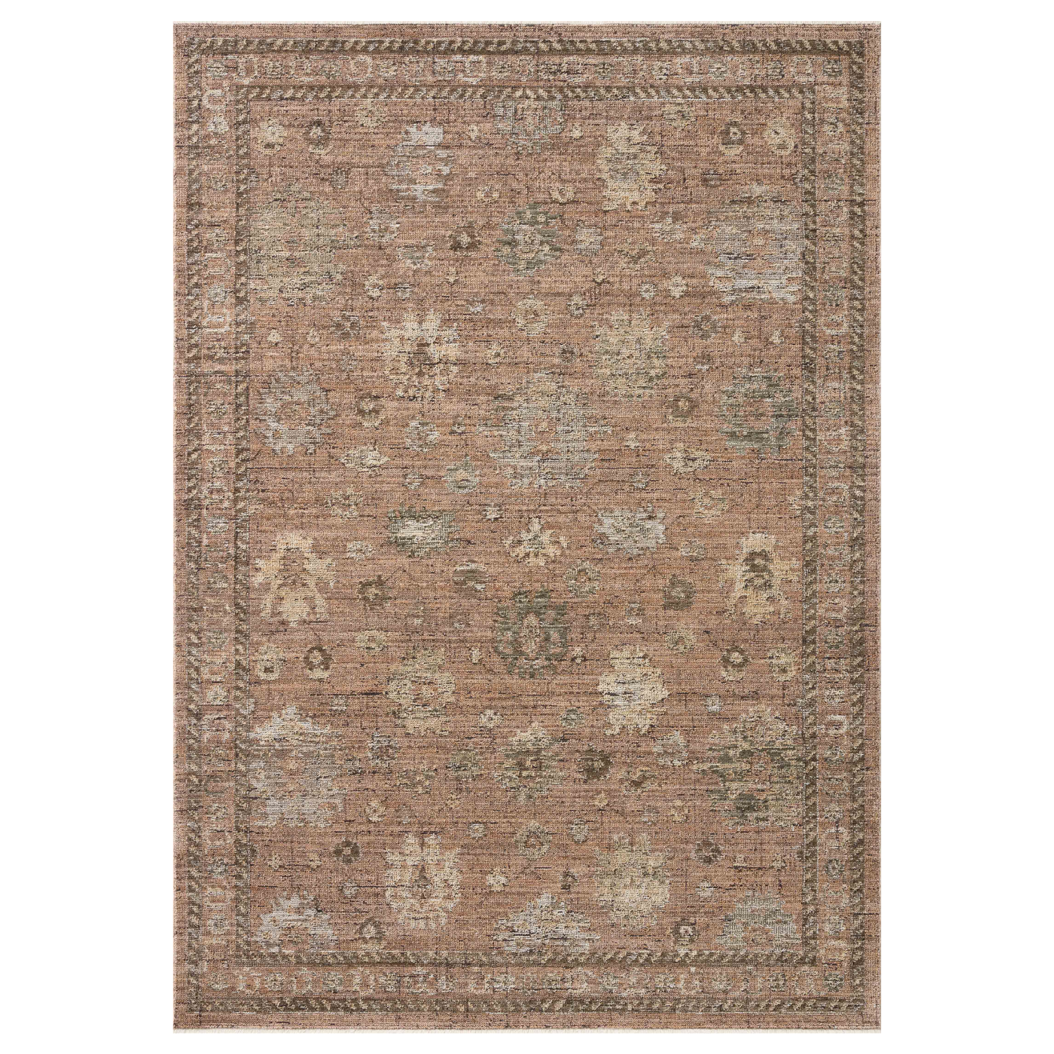Loloi Priscilla Blush/ Multi Indoor Rug
