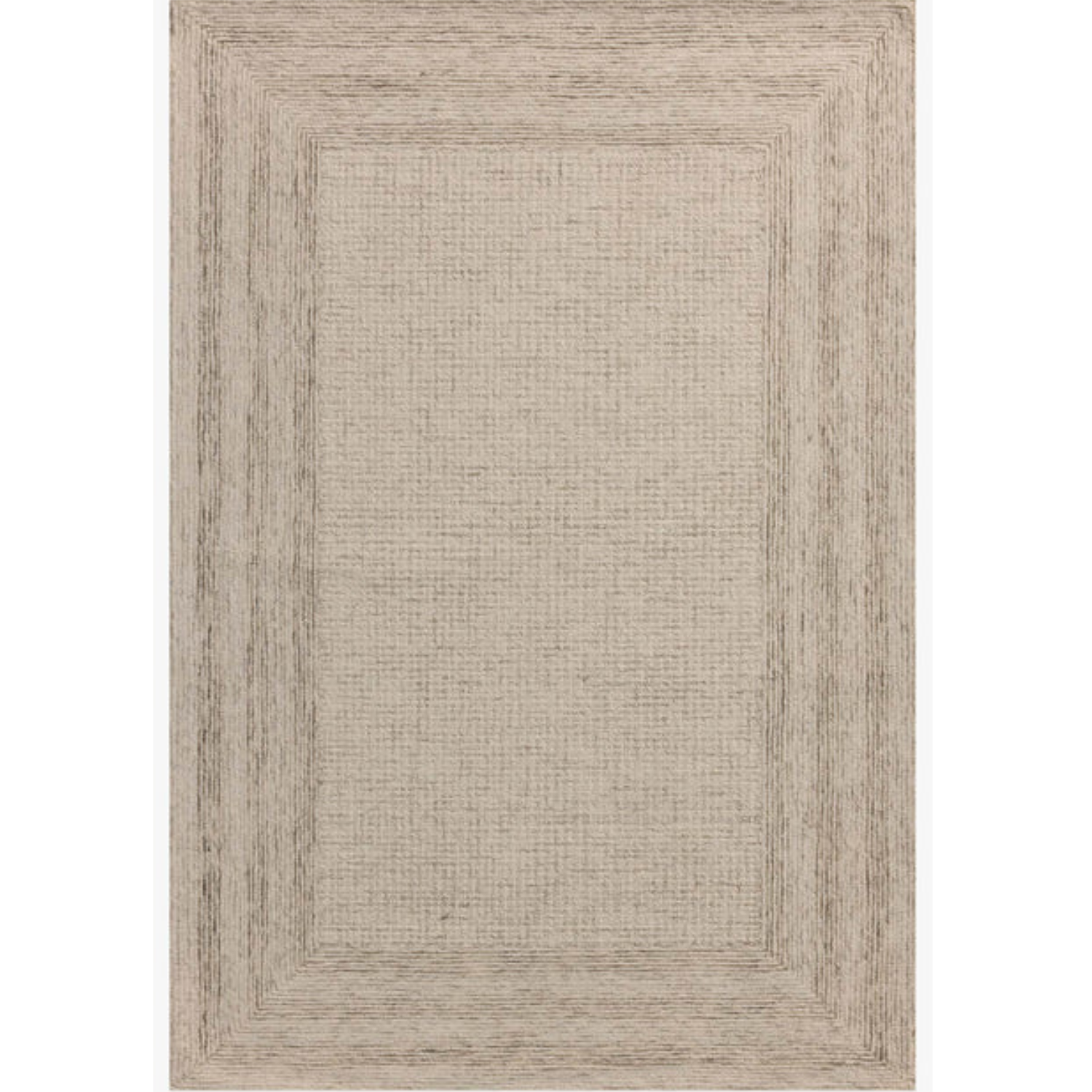 Amber Lewis x Loloi Windsor Ivory/Stone Wool Rug