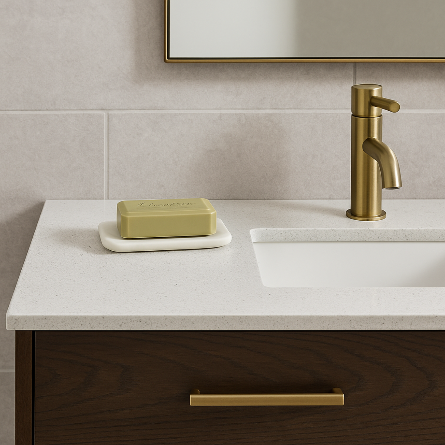 White Marble Soap Dish