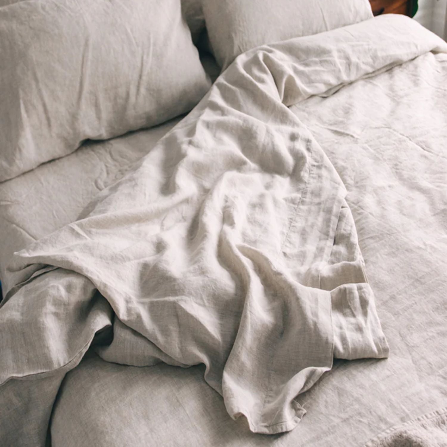 Timmins Natural Linen Duvet Cover