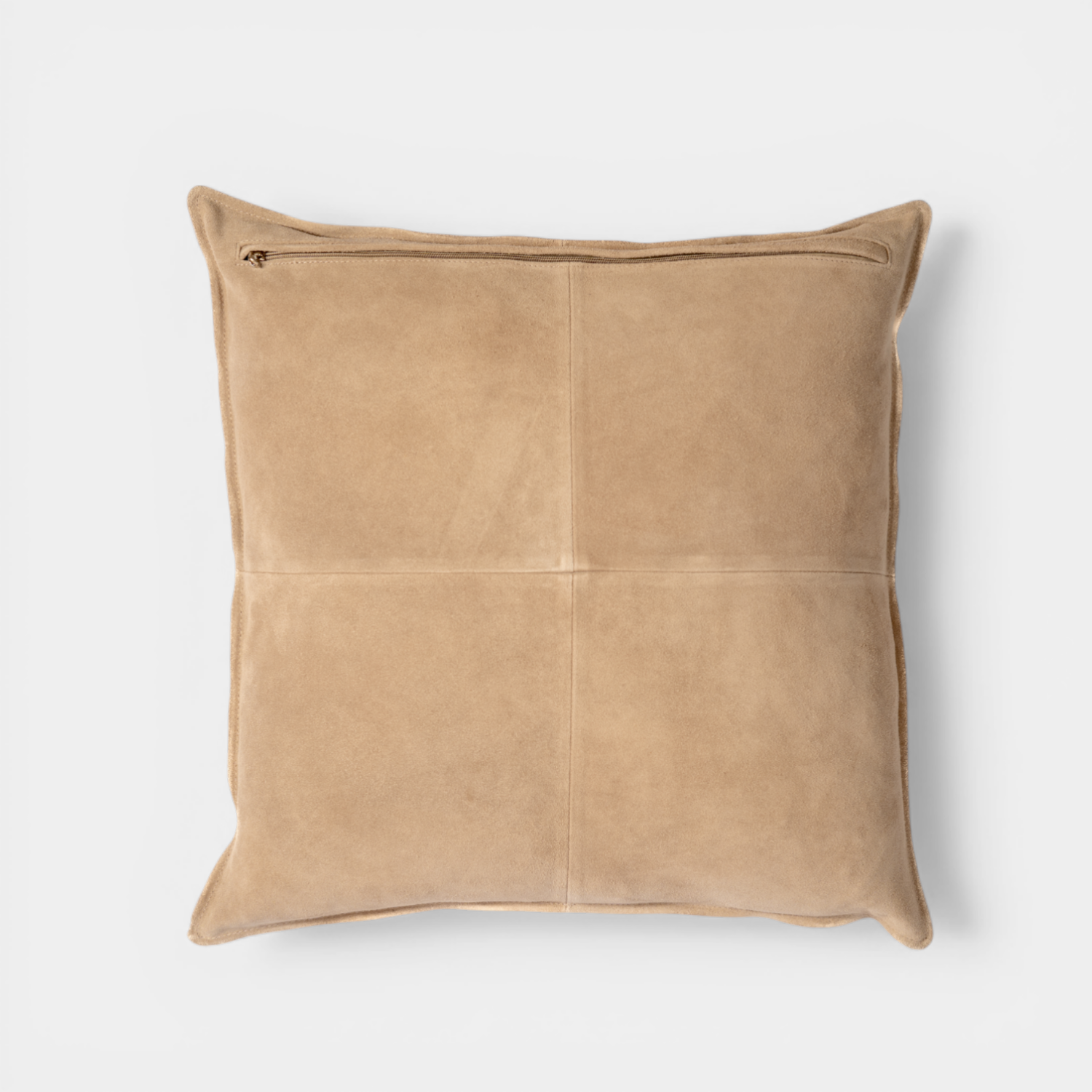 Suede Toss Pillow - Taupe