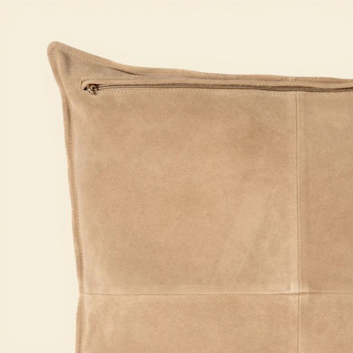 Suede Toss Pillow - Taupe