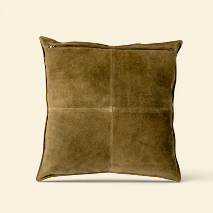 Suede Toss Pillow - Forest Green