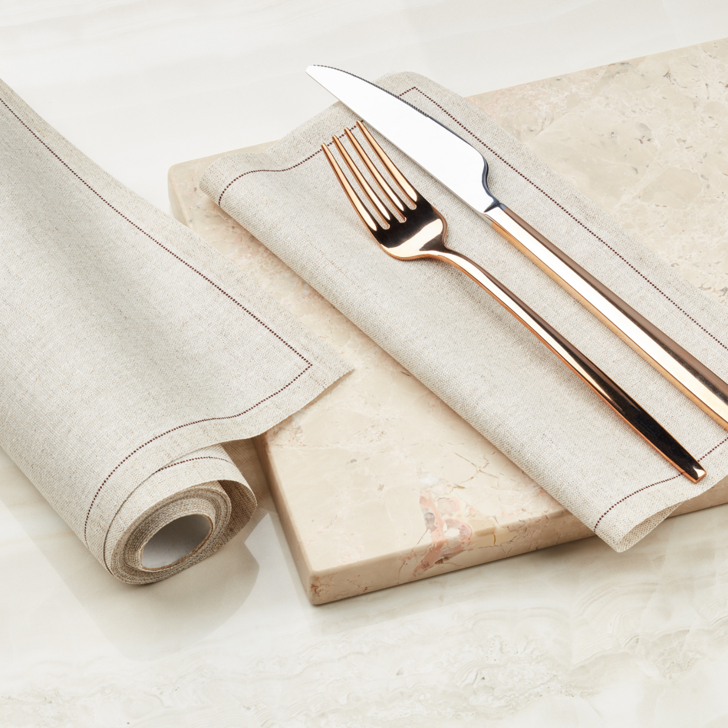Reusable Natural Linen Napkins (20pcs)