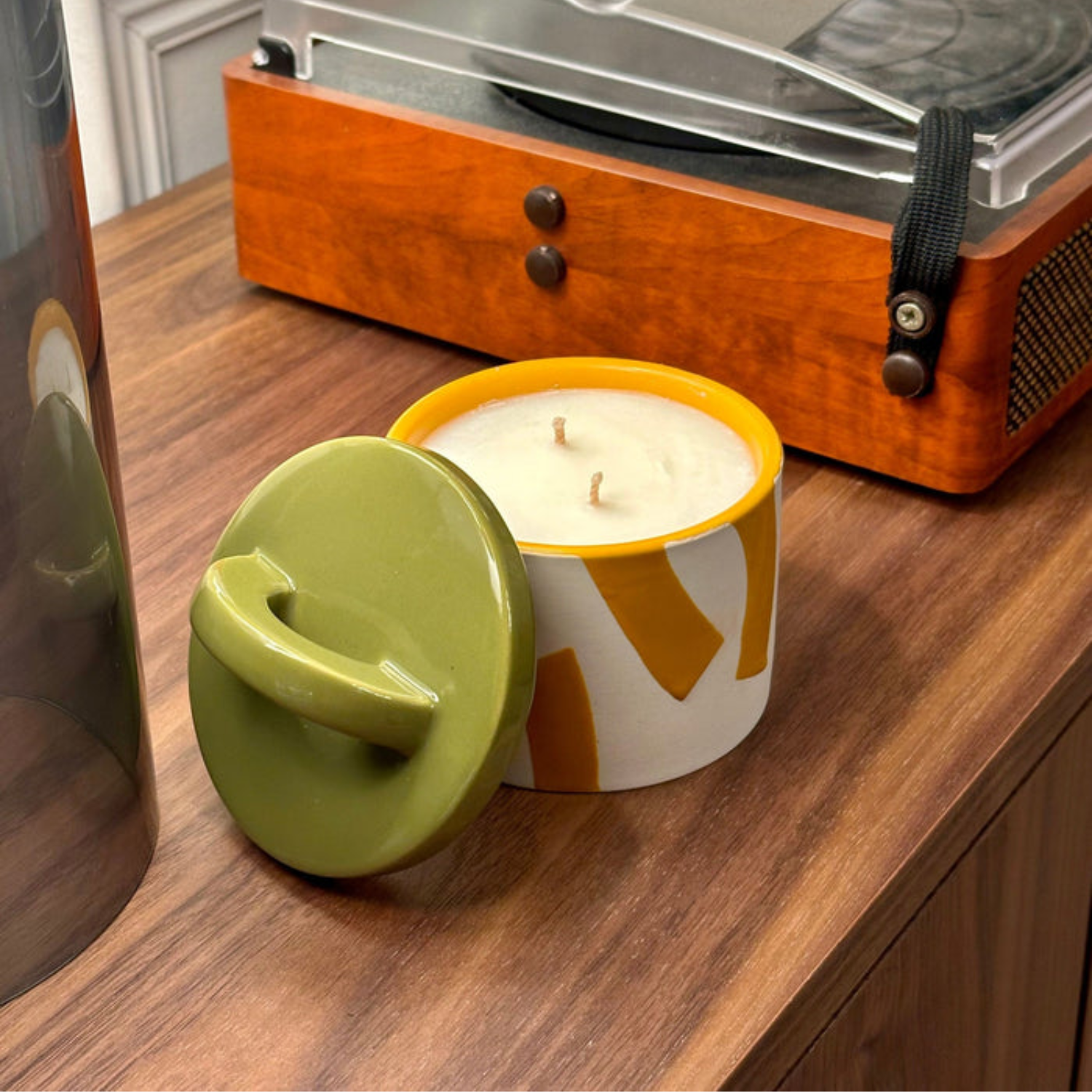 Pomelo/Sage Ceramic Candle