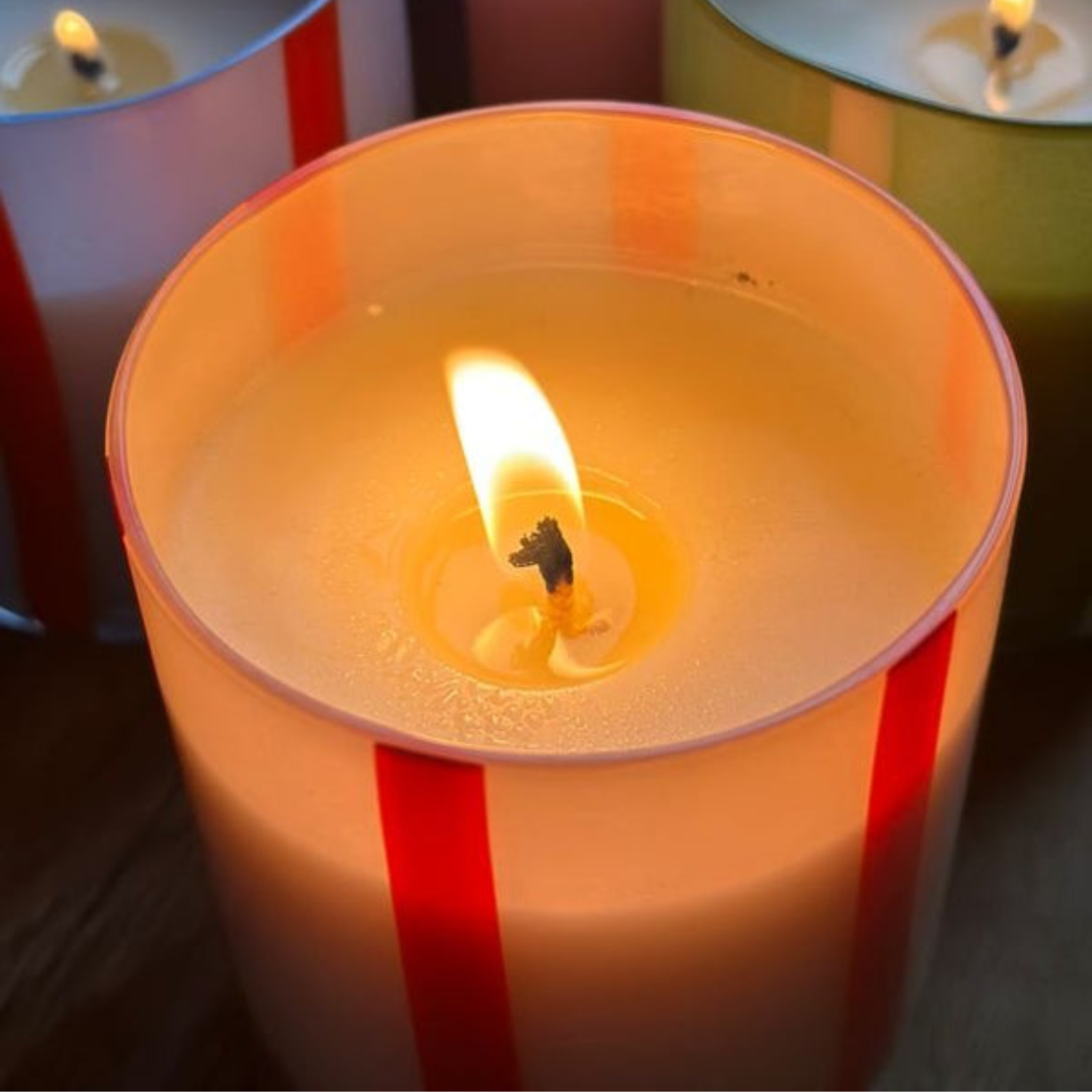 Bold Glass 10oz Candle - Orange/Blossom/Basil