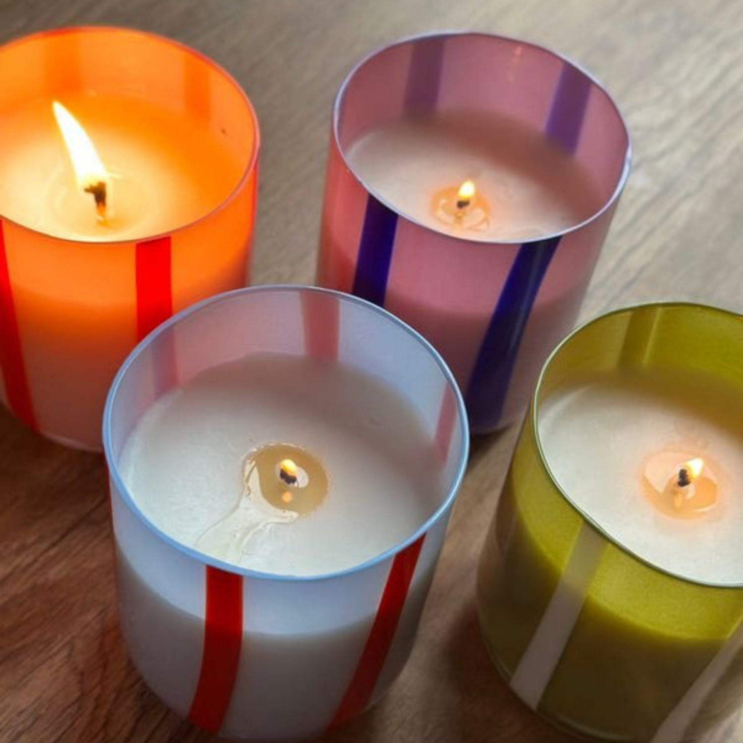 Bold Glass 10oz Candle - Orange/Blossom/Basil