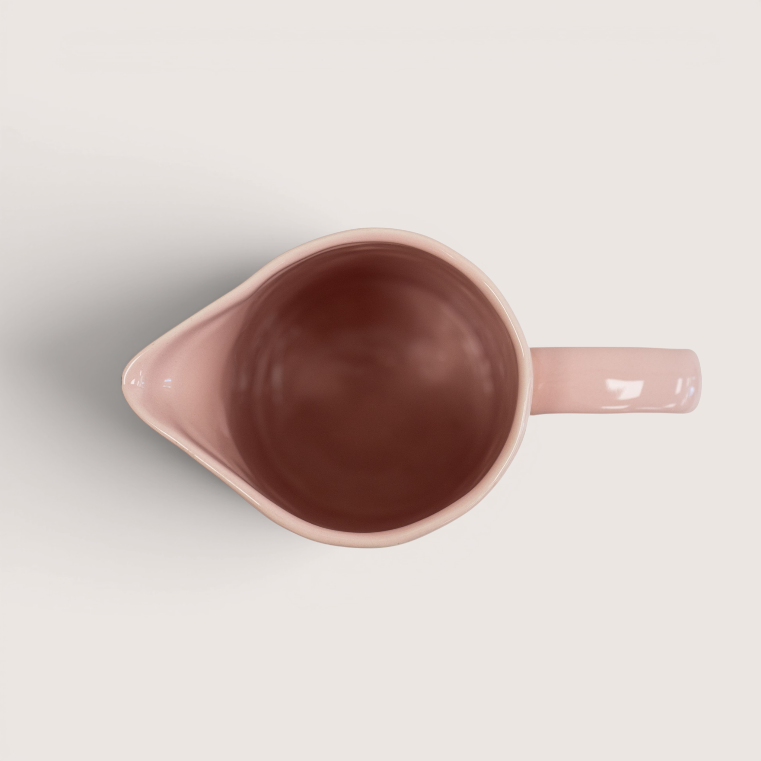 Bold Striped Decorative Jug Vase - Pink/Burgundy
