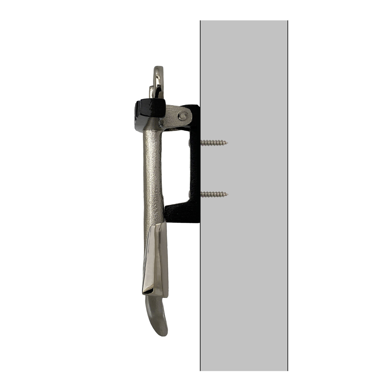 Matte Black Cast Iron Anchor Door Knocker