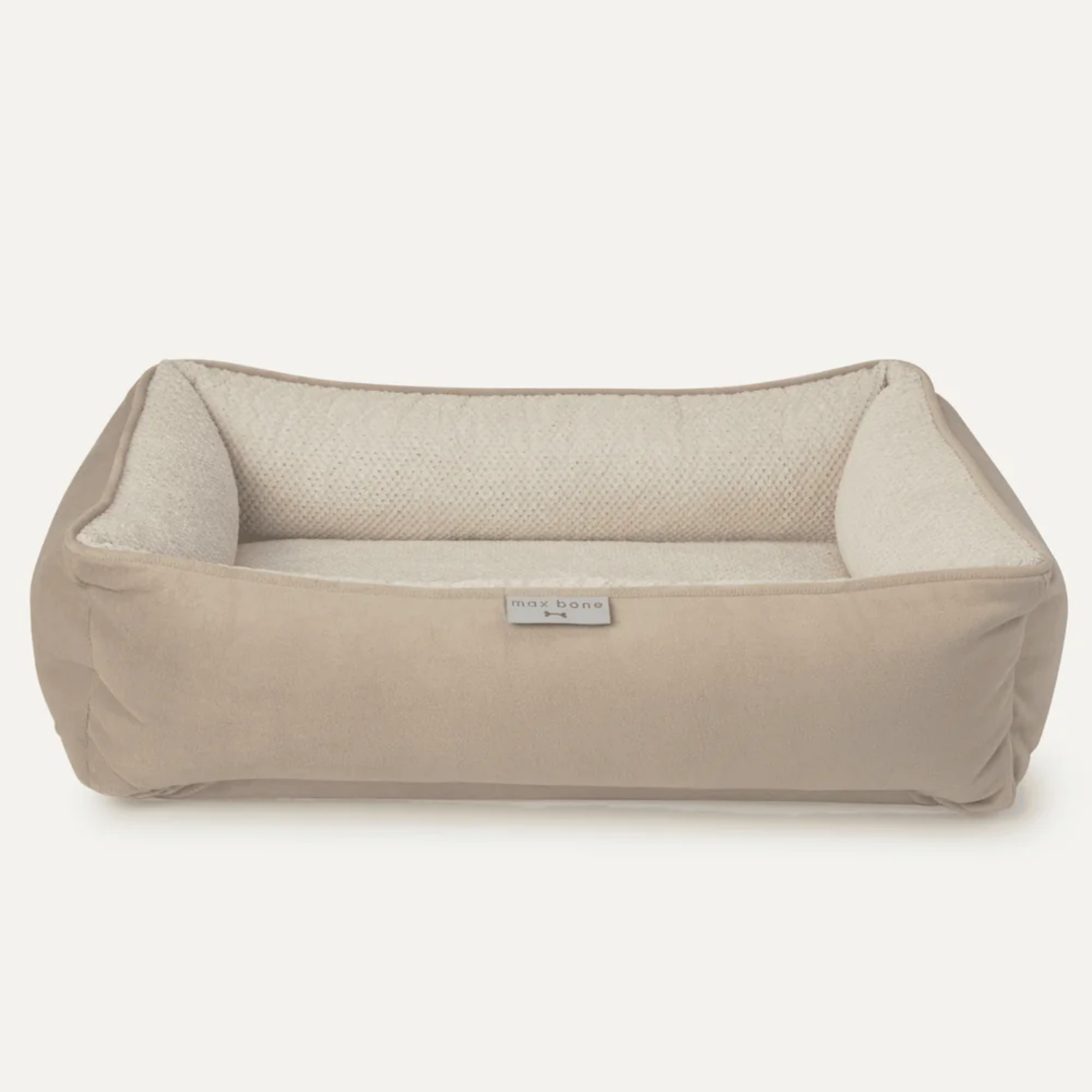 Plush Paw Dog Bed - Sand
