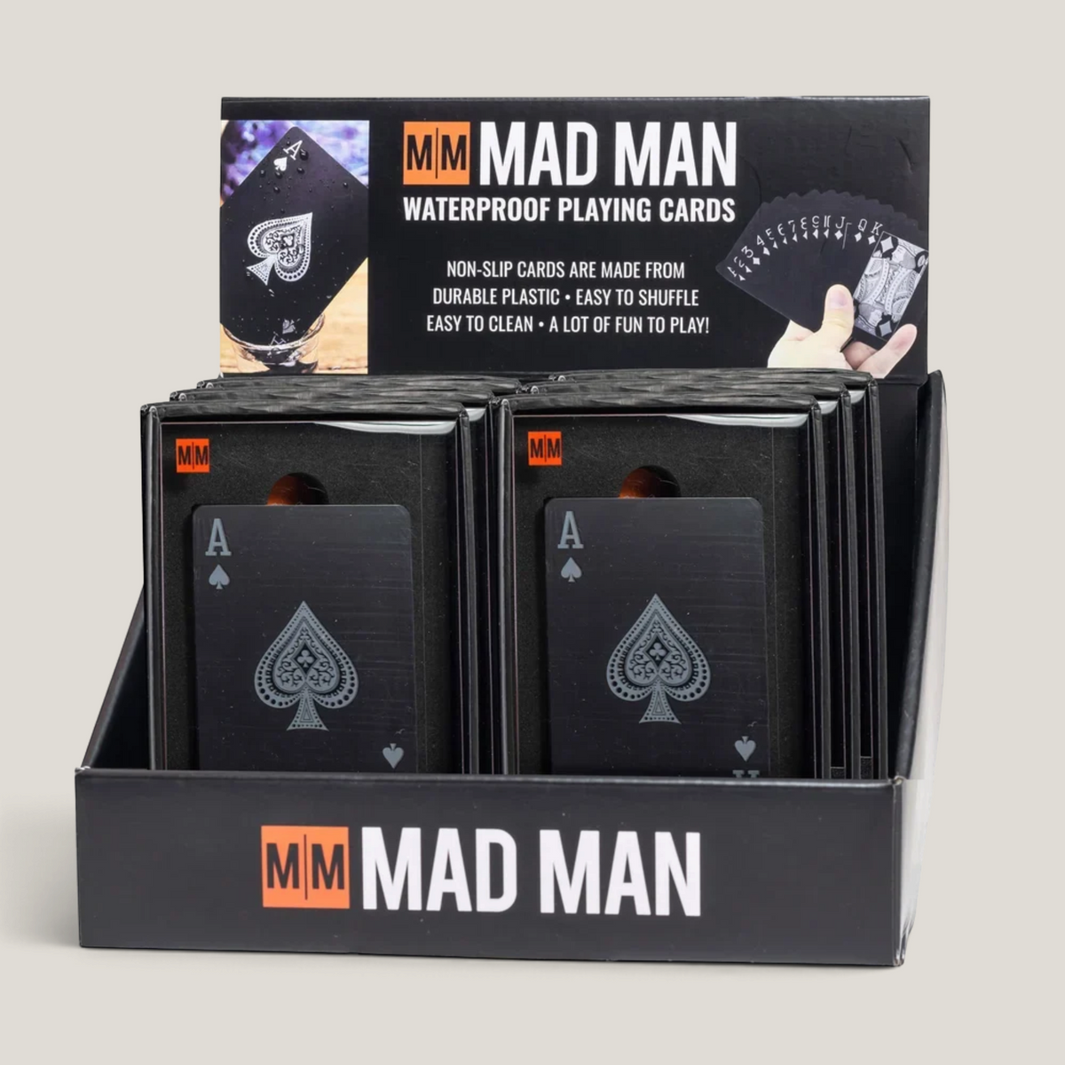 Black Waterproof Card Deck