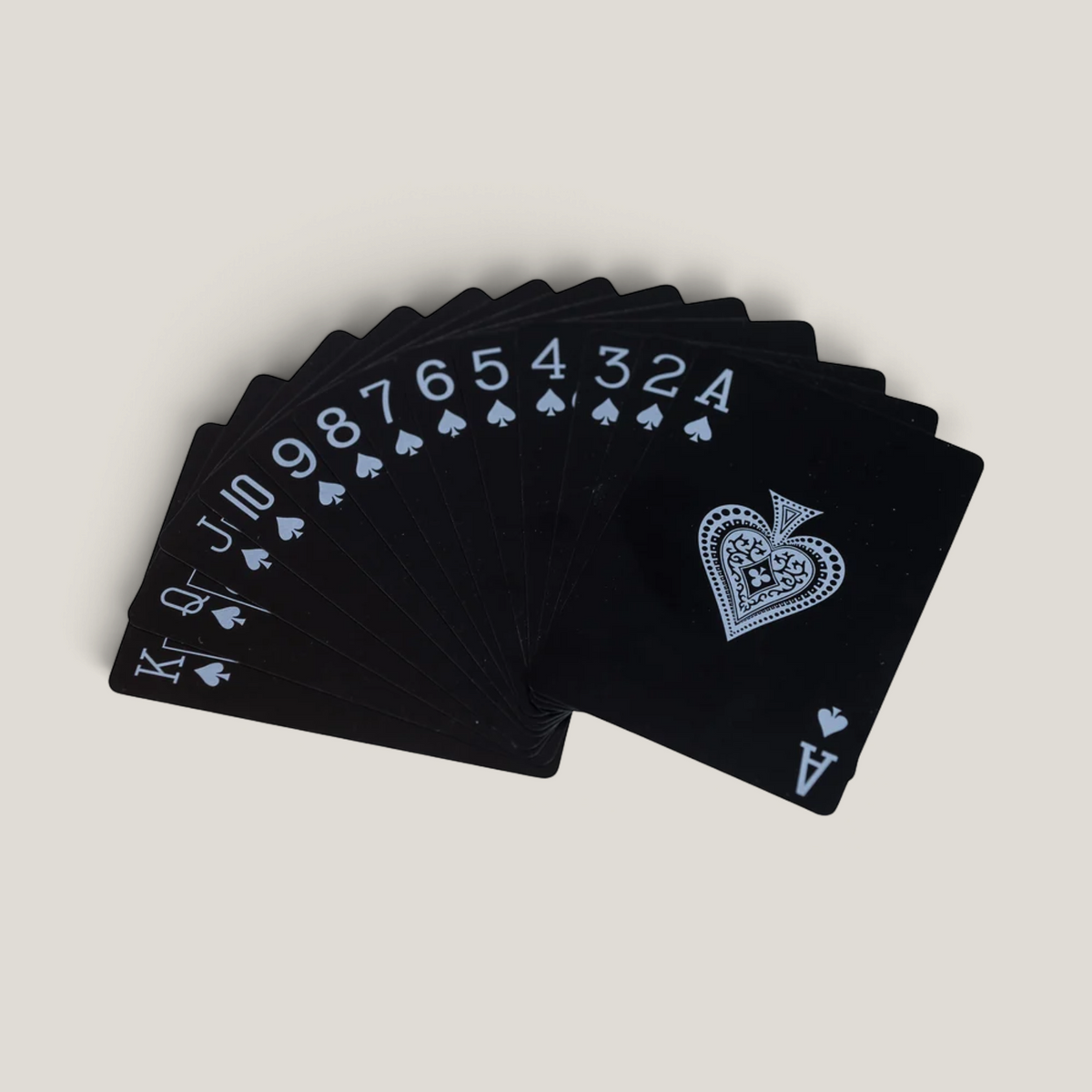 Black Waterproof Card Deck