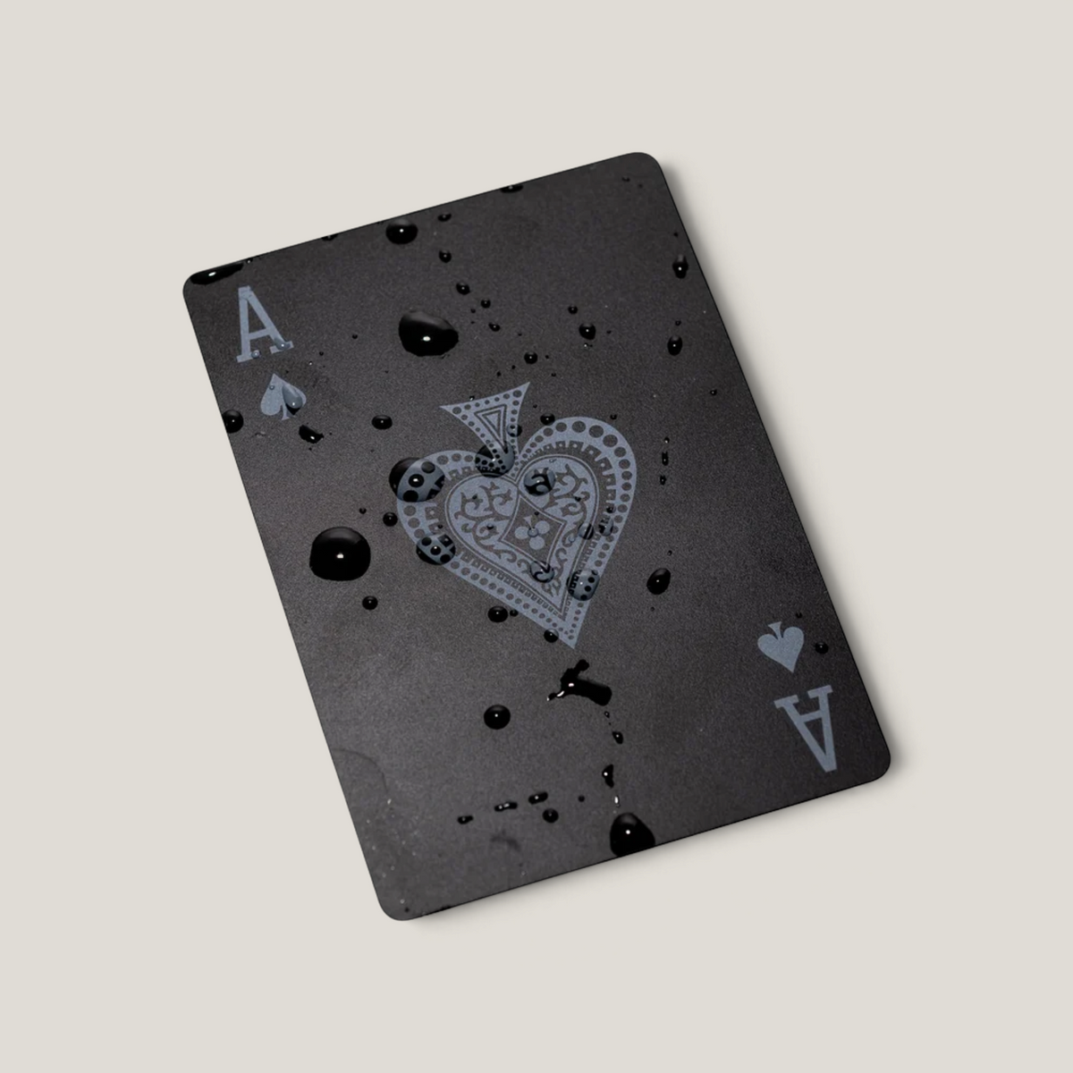 Black Waterproof Card Deck