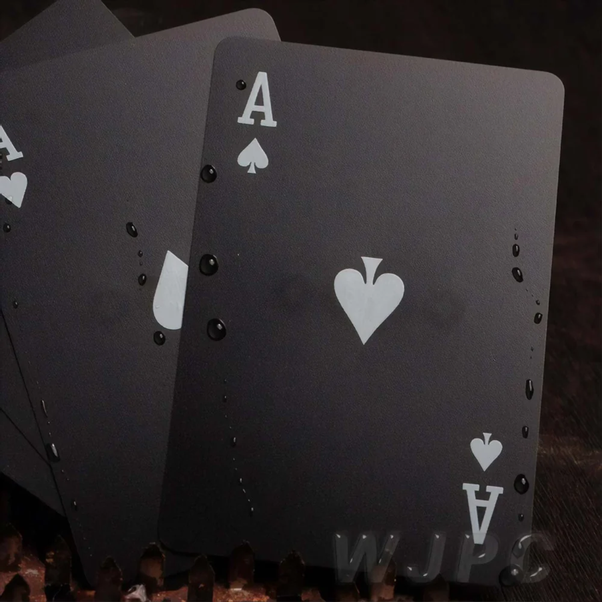Black Waterproof Card Deck