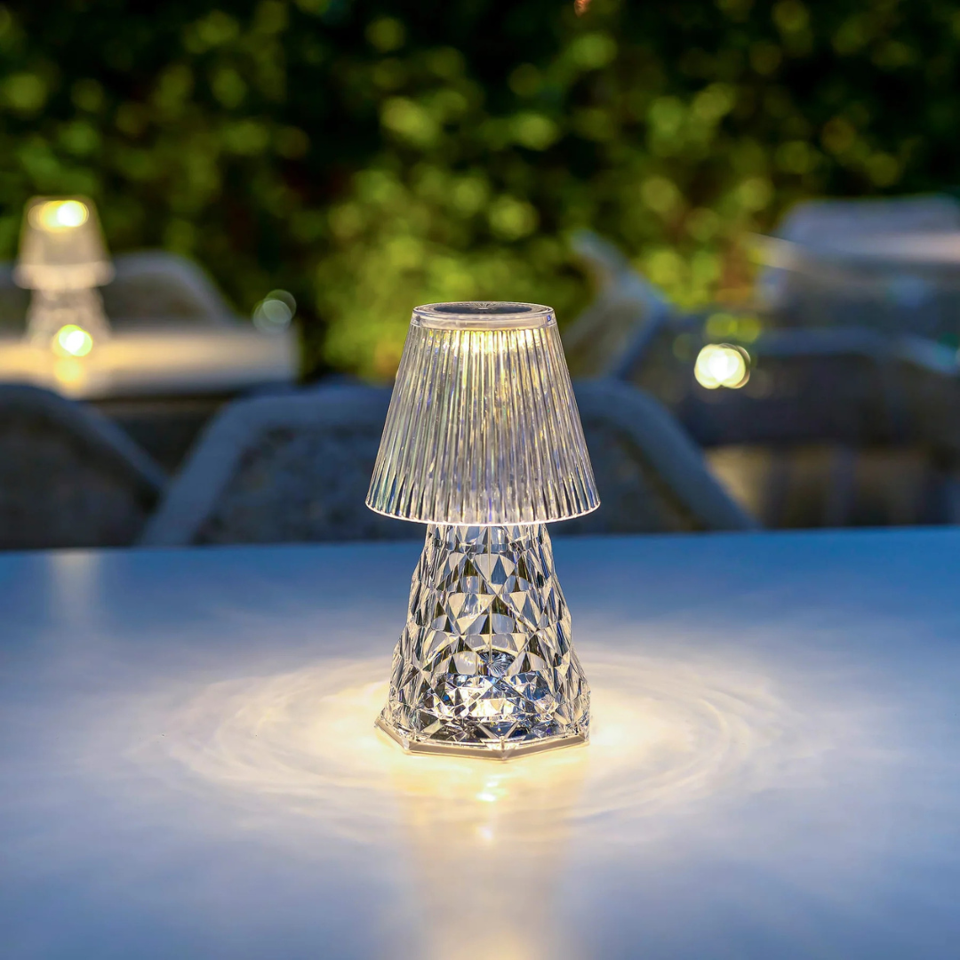 Prism In/Out Cordless Table Lamp - Clear