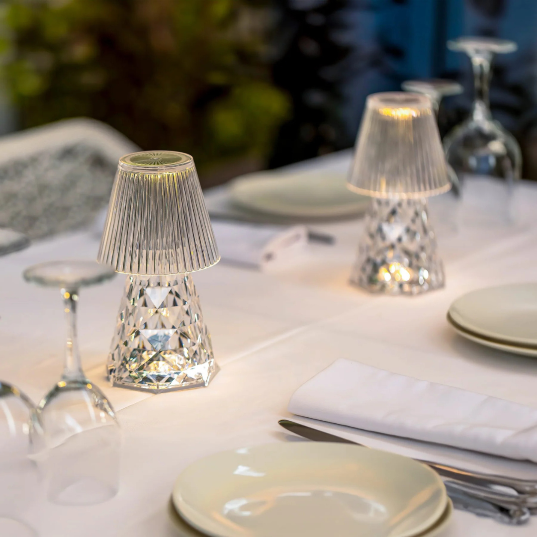 Prism In/Out Cordless Table Lamp - Clear