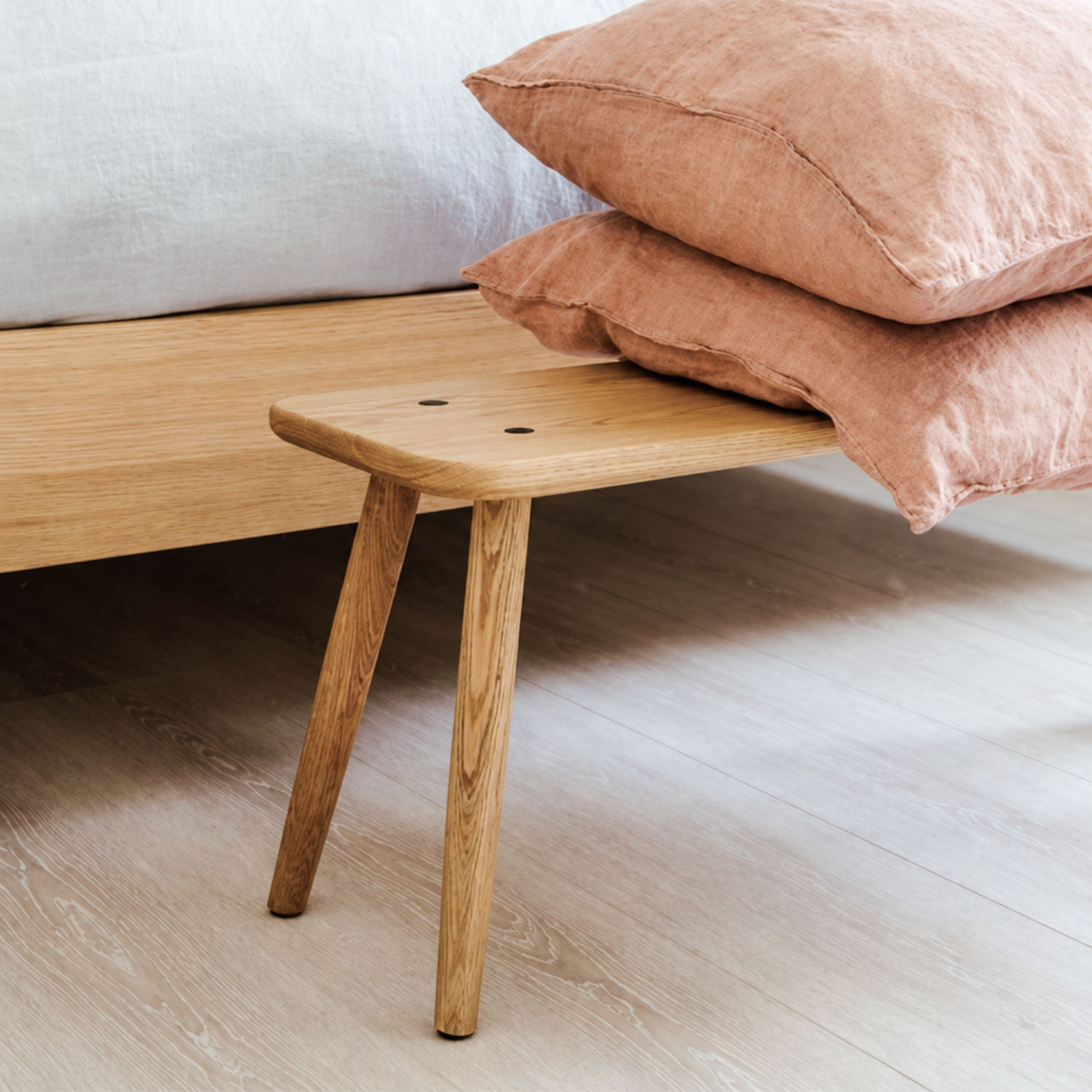 Noa Oak Wood Bench