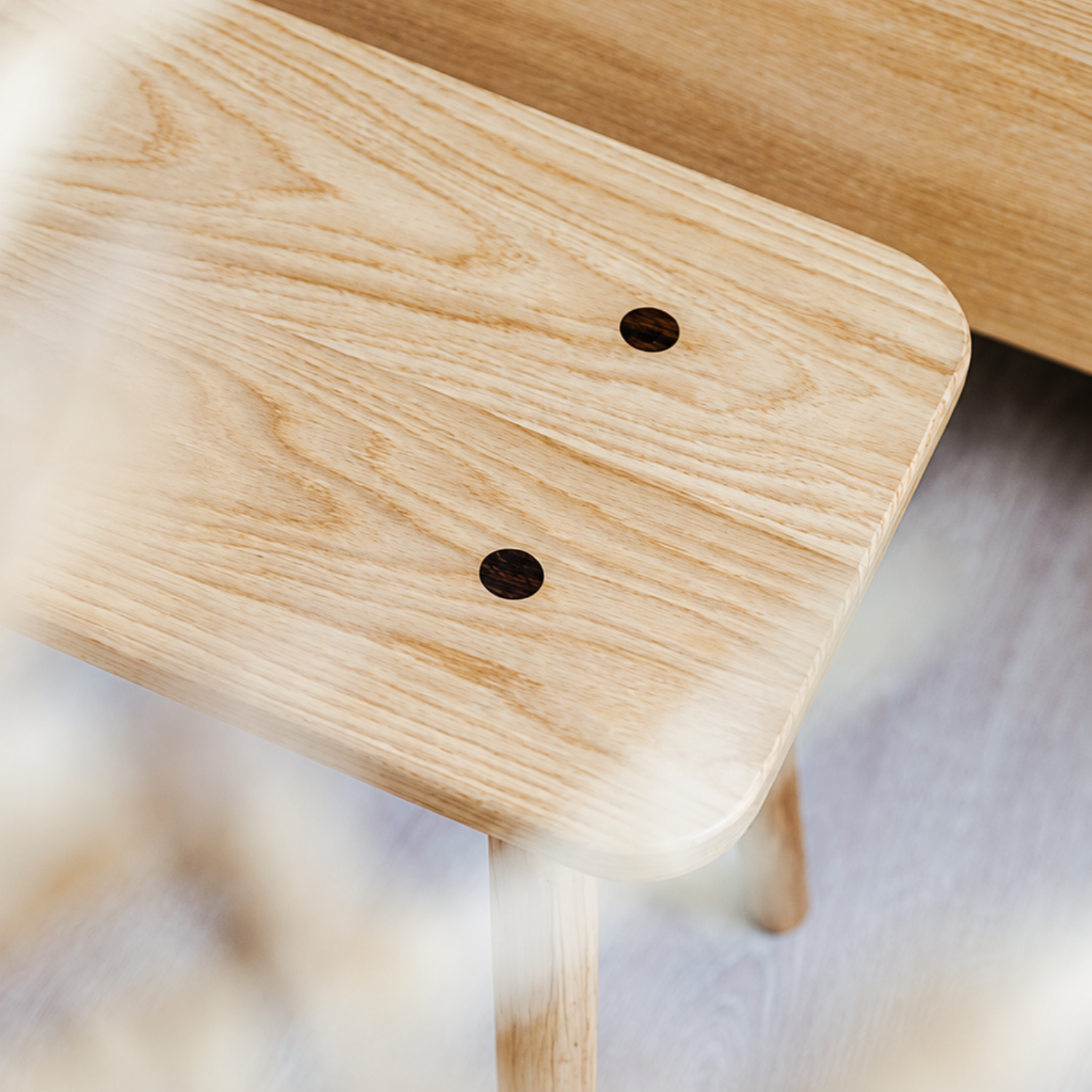 Noa Oak Wood Bench