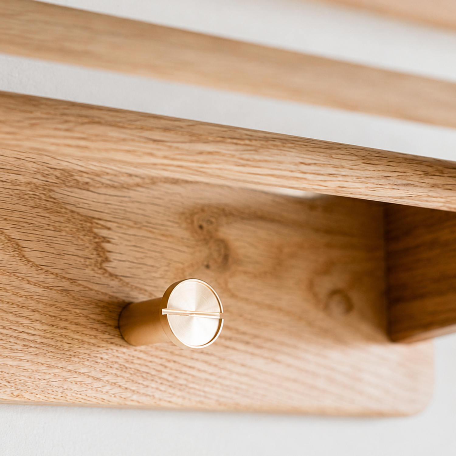 Noa Oak Storage Rack Set