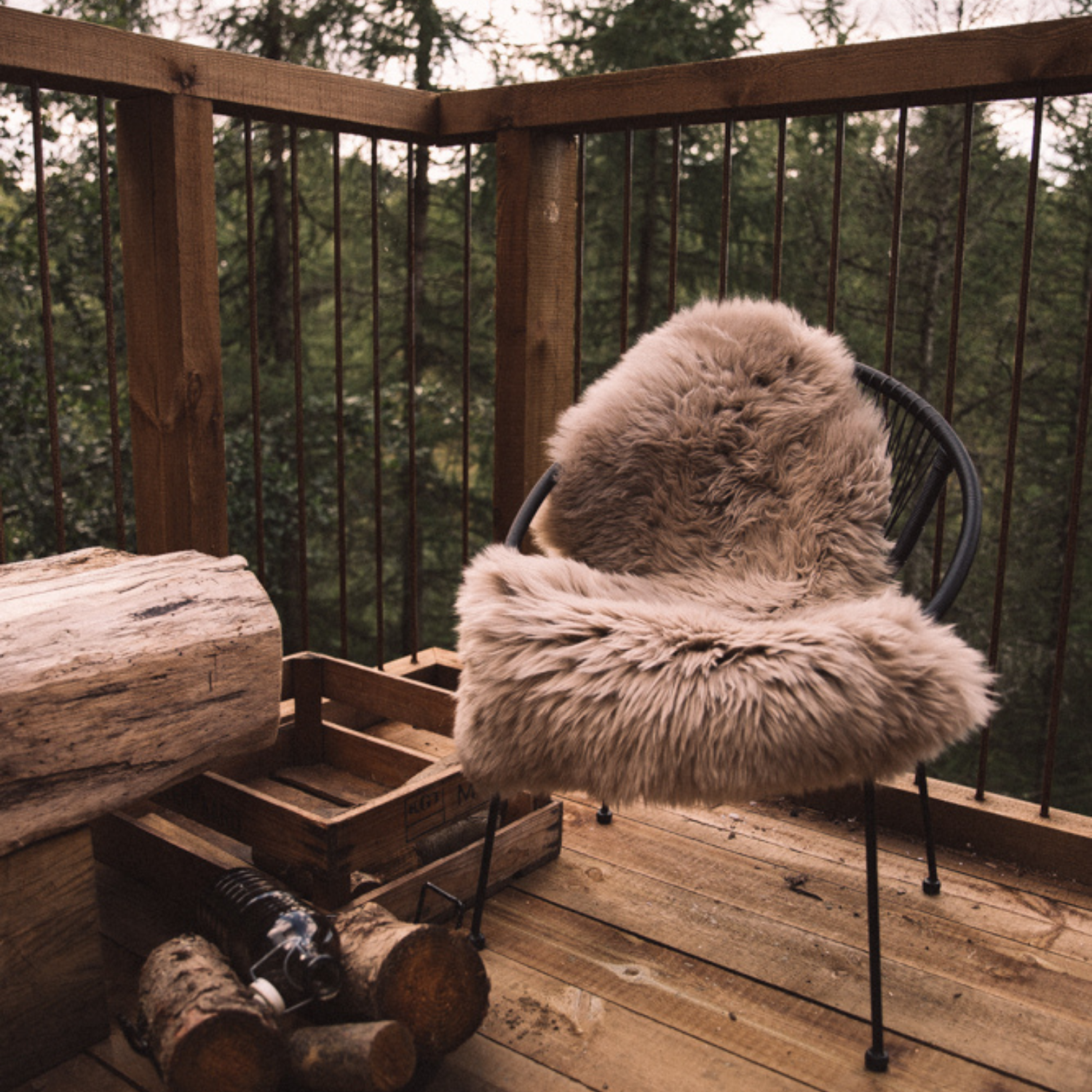 Skagen Sheepskin Long-Wool Rug - Taupe