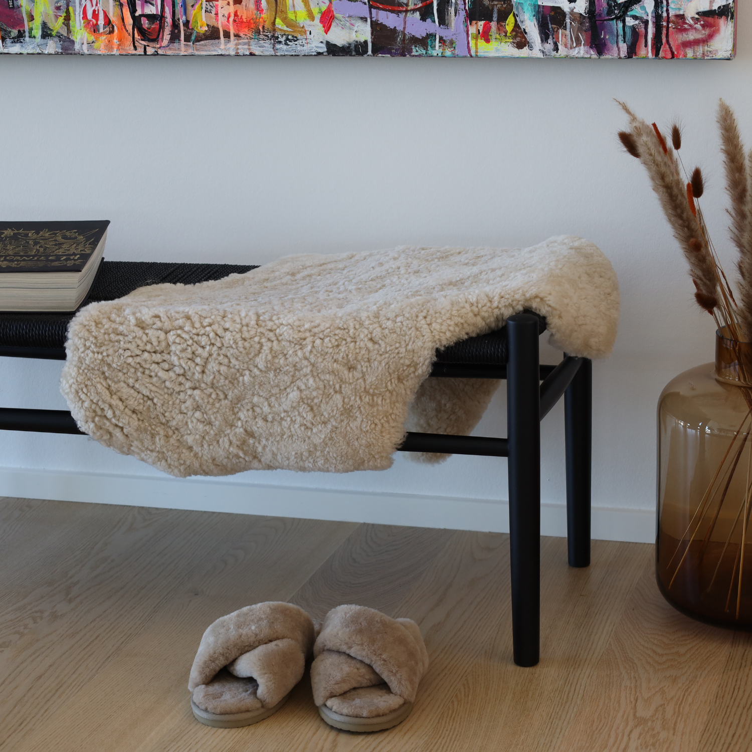 Skagen Sheepskin Wool Rug - Pearl