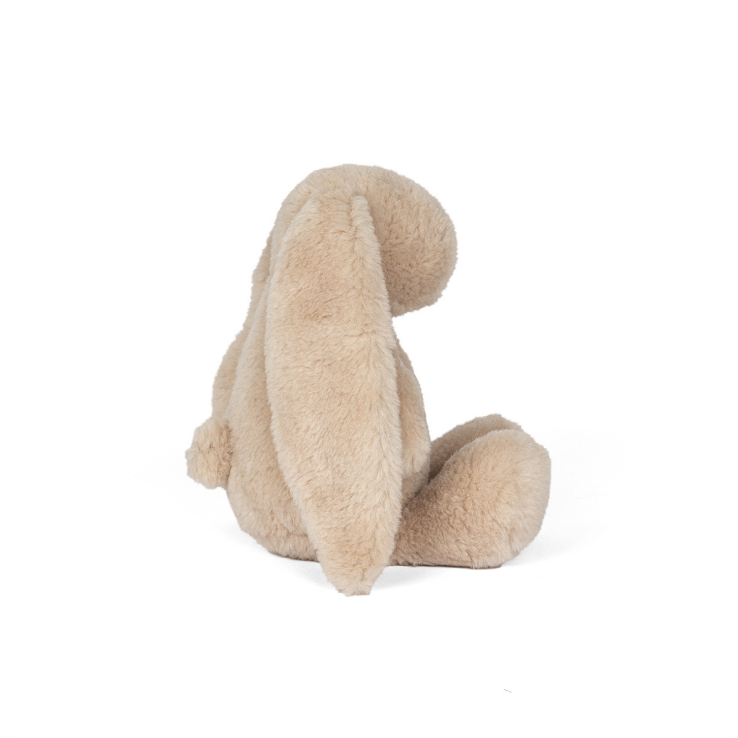 Long-Eared Beige Wool Bunny