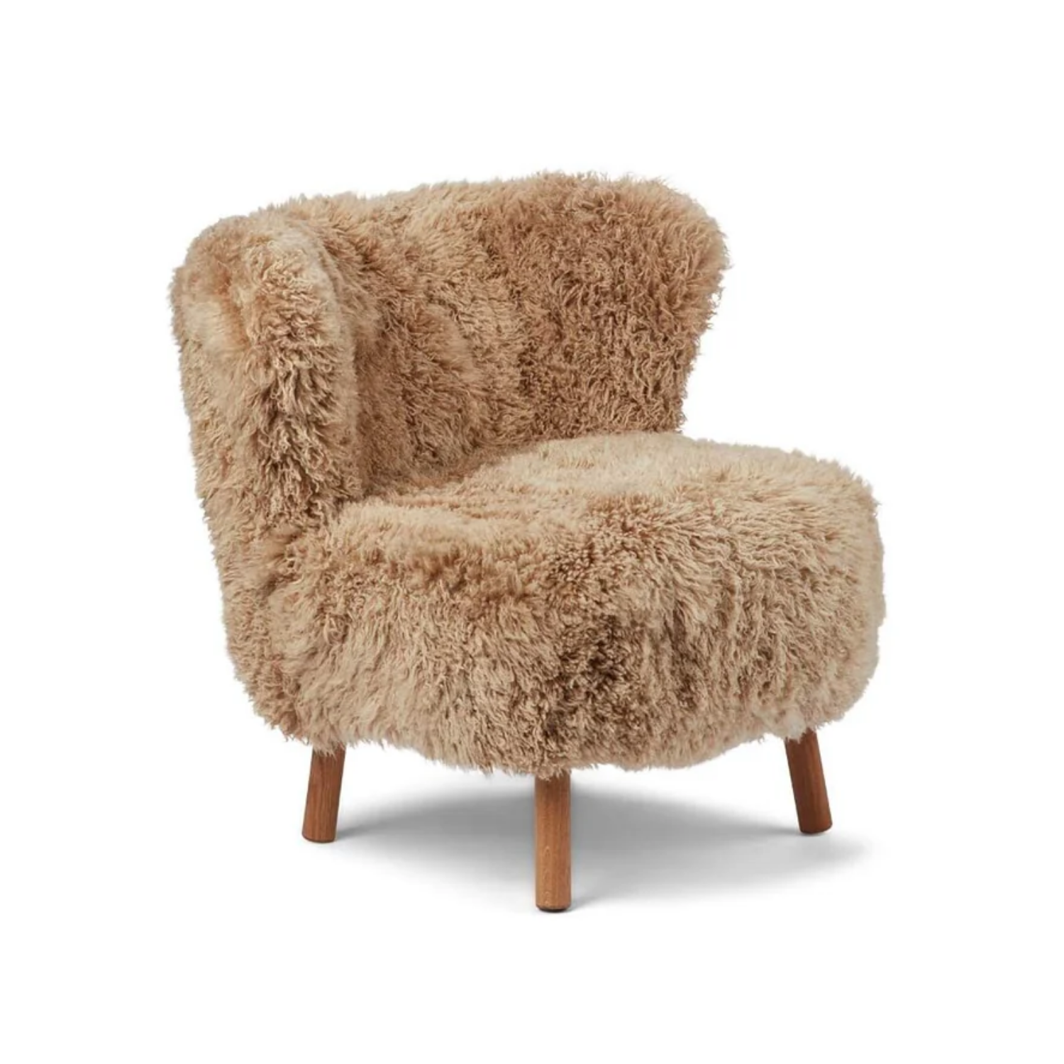 Arlberg Long Wool Sheepskin Lounge Chair - Honey