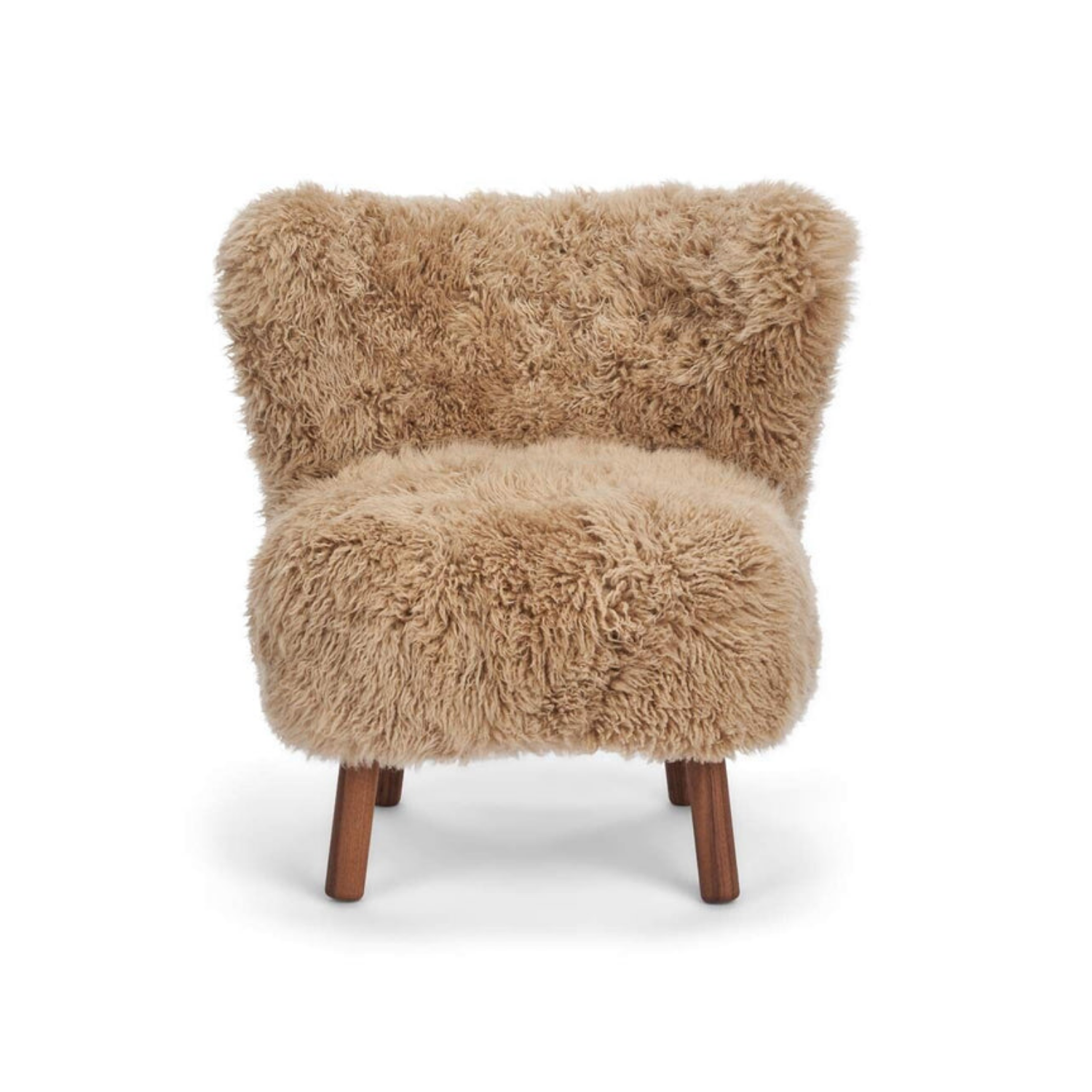 Arlberg Mini Long Wool Sheepskin Lounge Chair - Honey
