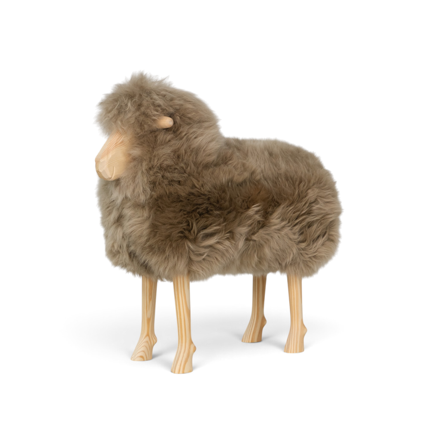 Smiley Sven Wool Sheep - Taupe