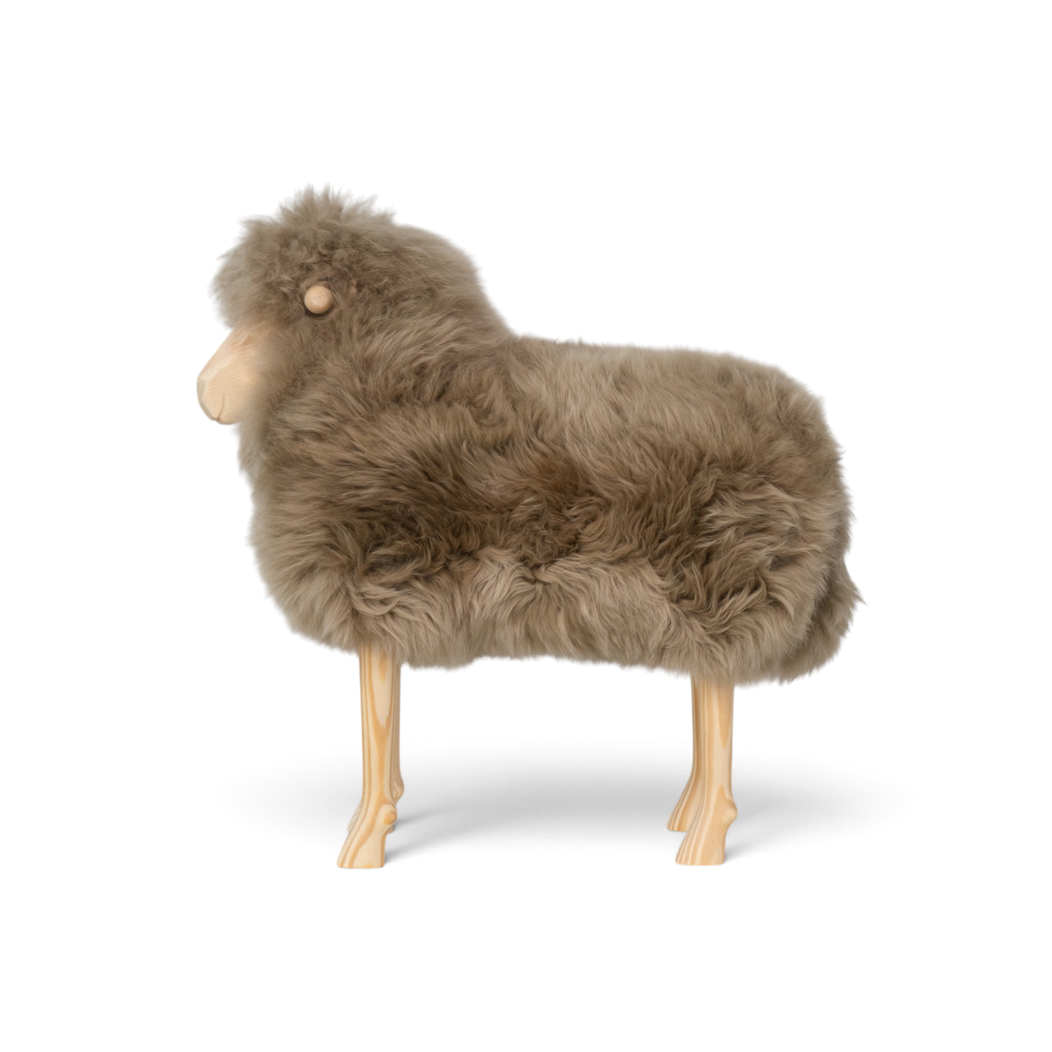 Smiley Sven Wool Sheep - Taupe