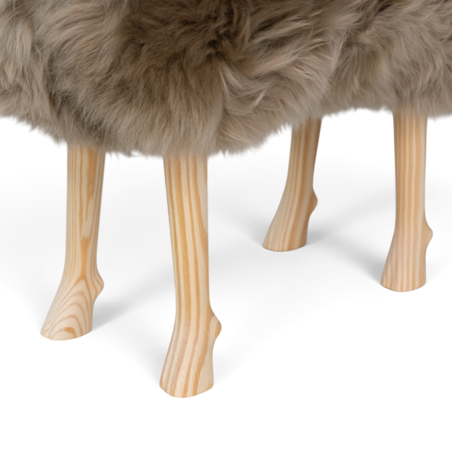 Smiley Sven Wool Sheep - Taupe
