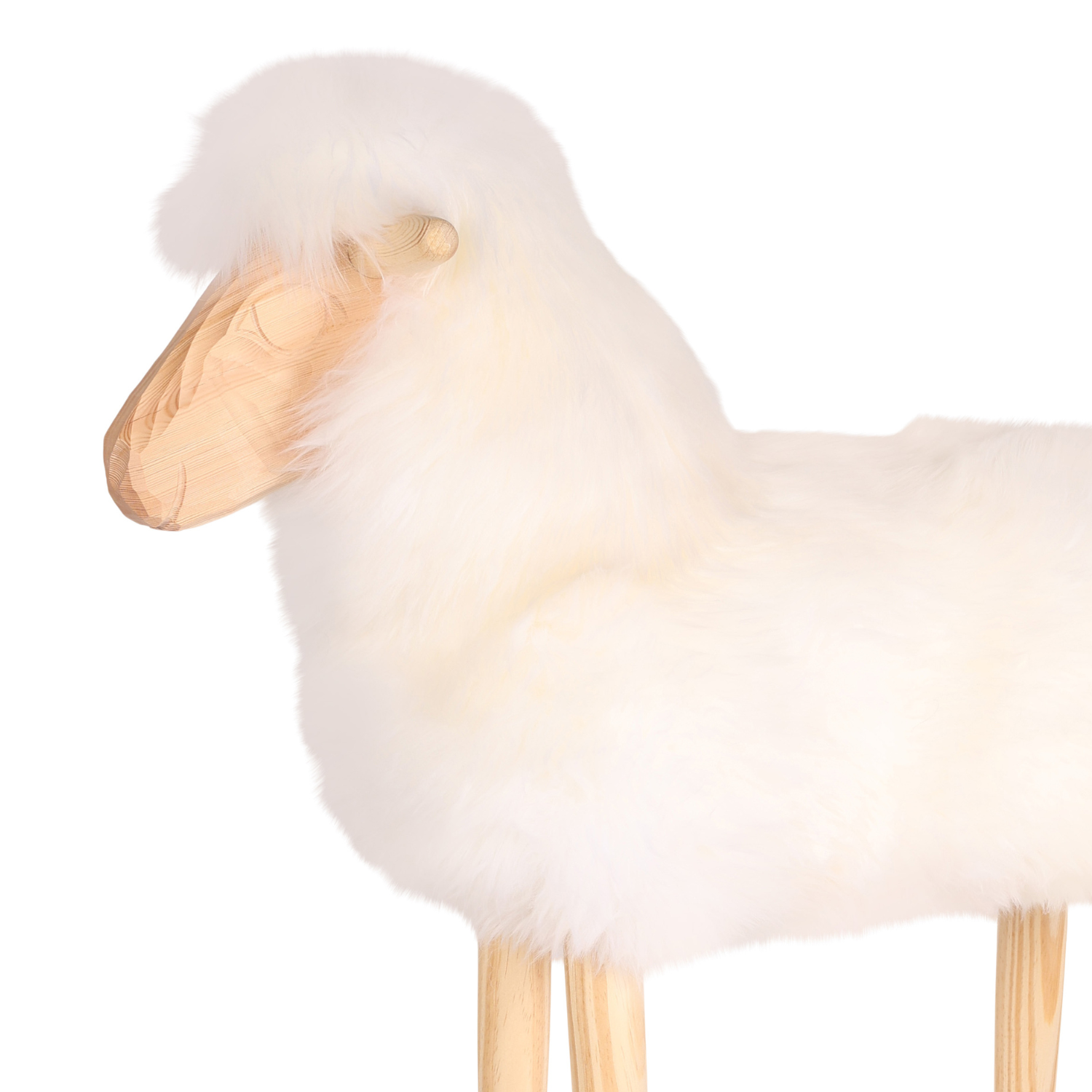 Shaggy Sven Wool Standing Sheep