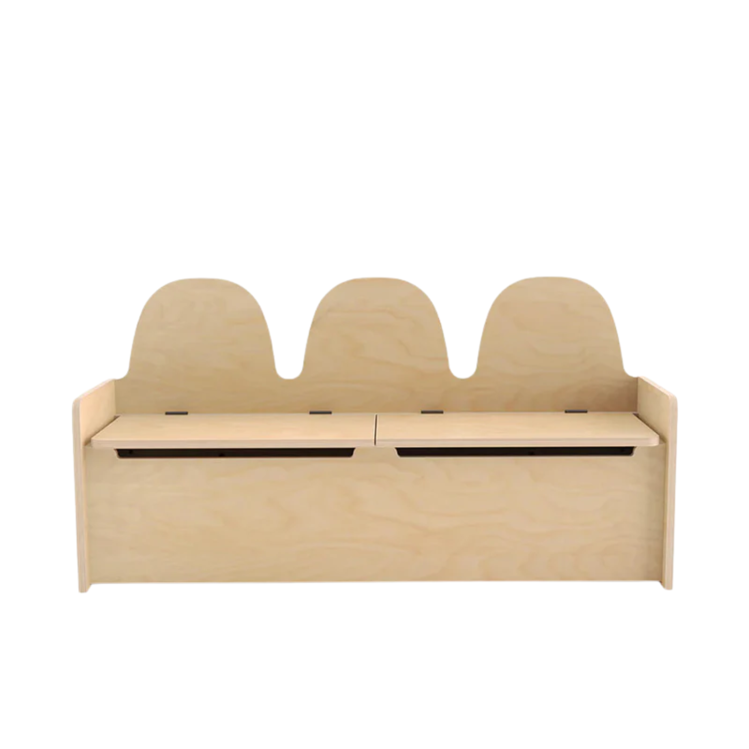 Oeuf Kids Camel Birch Storage Bench