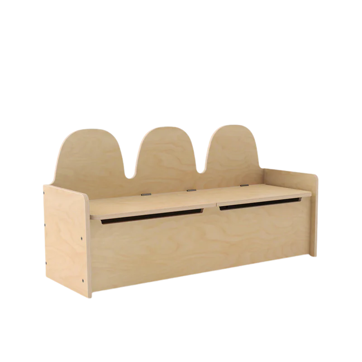 Oeuf Kids Camel Birch Storage Bench