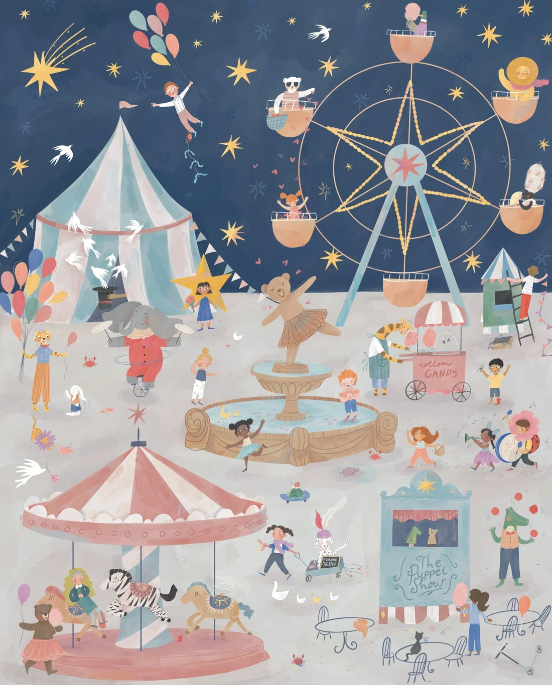 Charming Carnival Kids 100 pc Jigsaw Puzzle