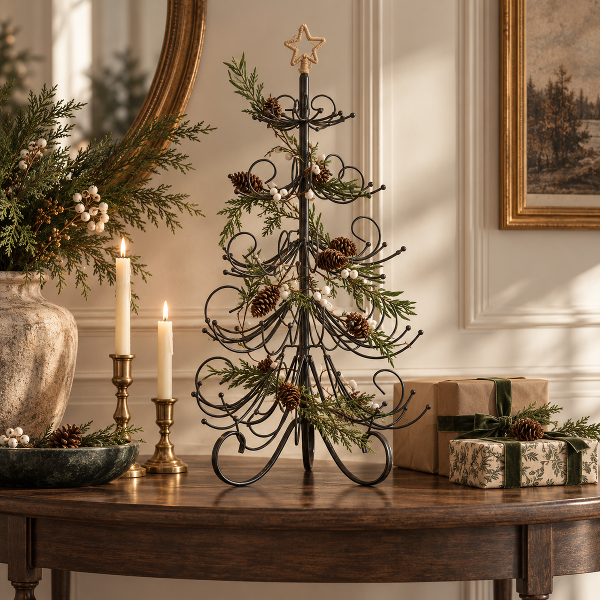 Wrought Iron Christmas Tree