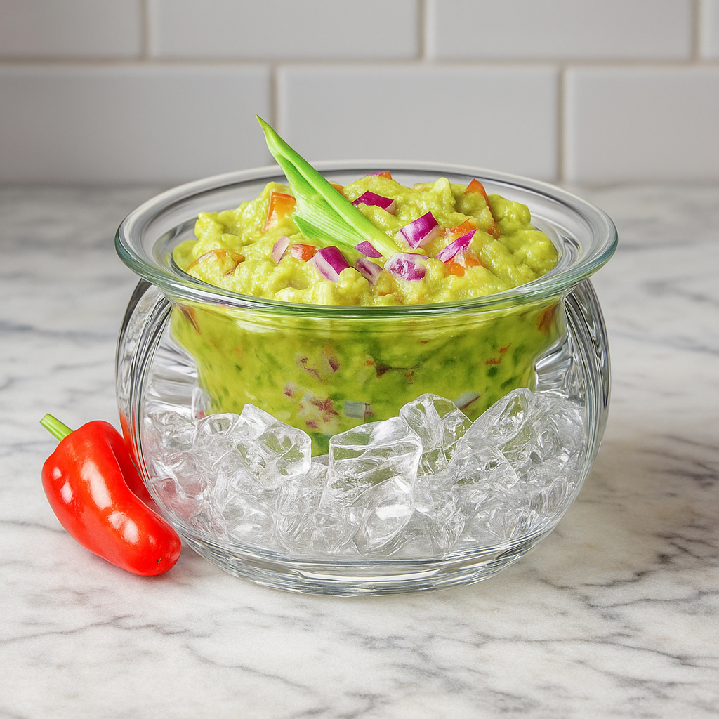 On Ice Acrylic 16oz Clear Dip Bowl