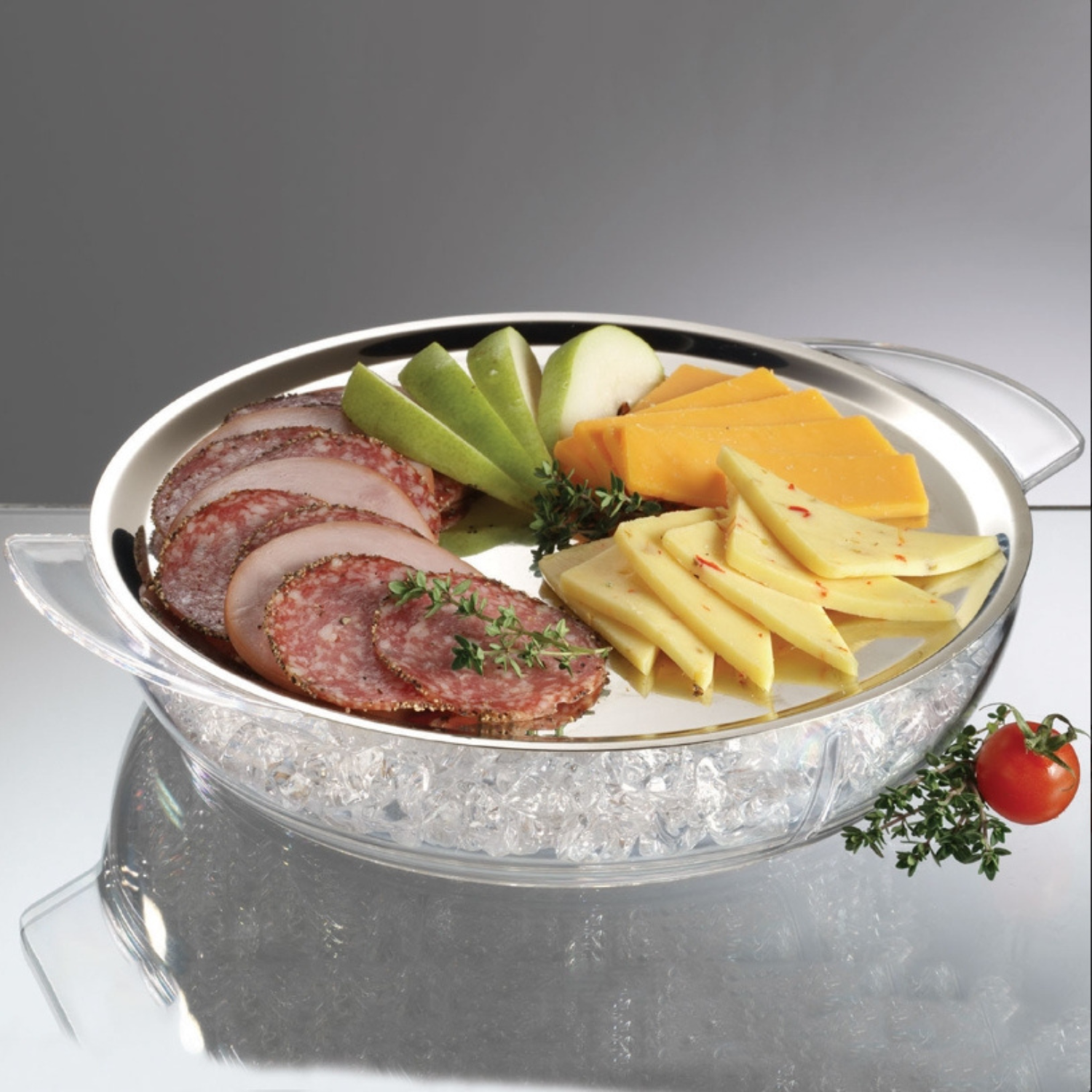On Ice Acrylic Serving Platter