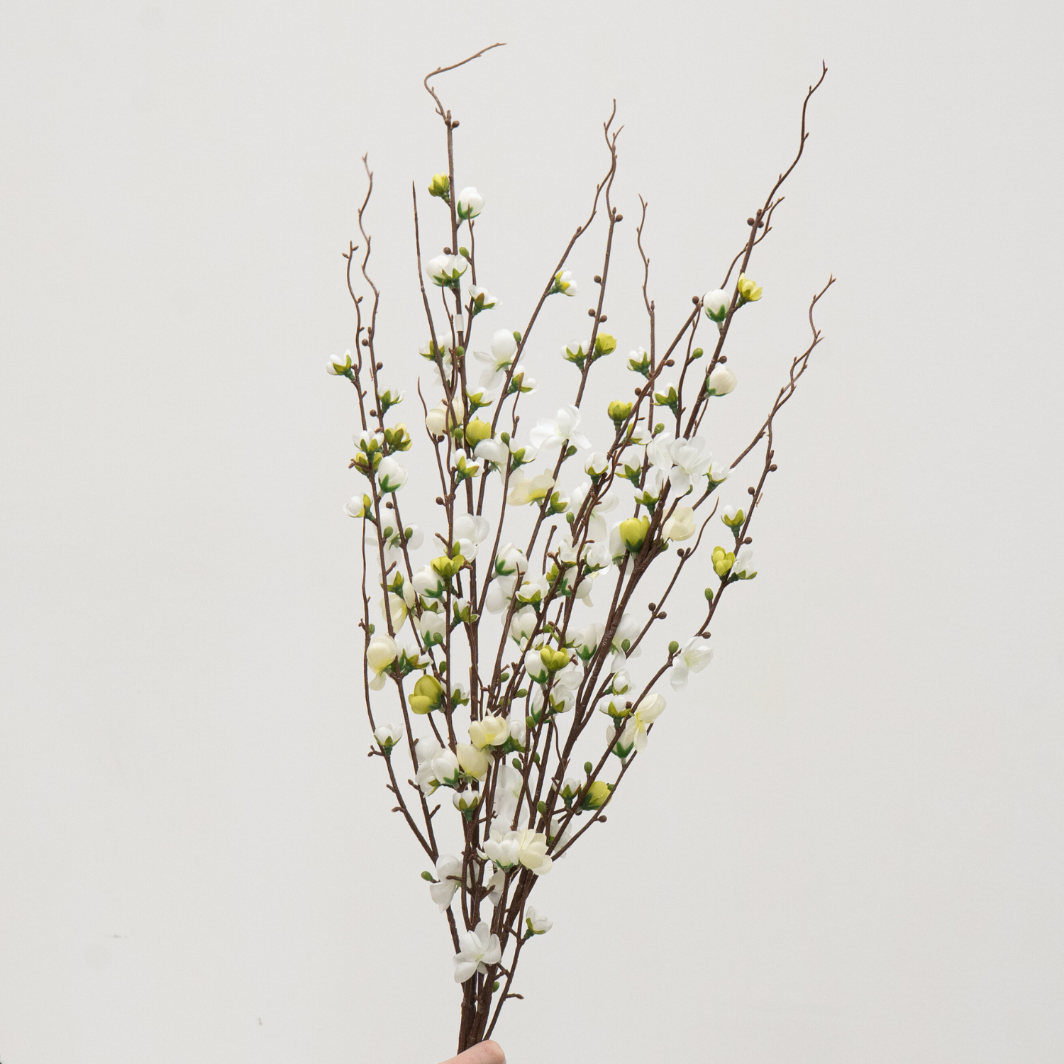 Artificial Quince Blossom Branch