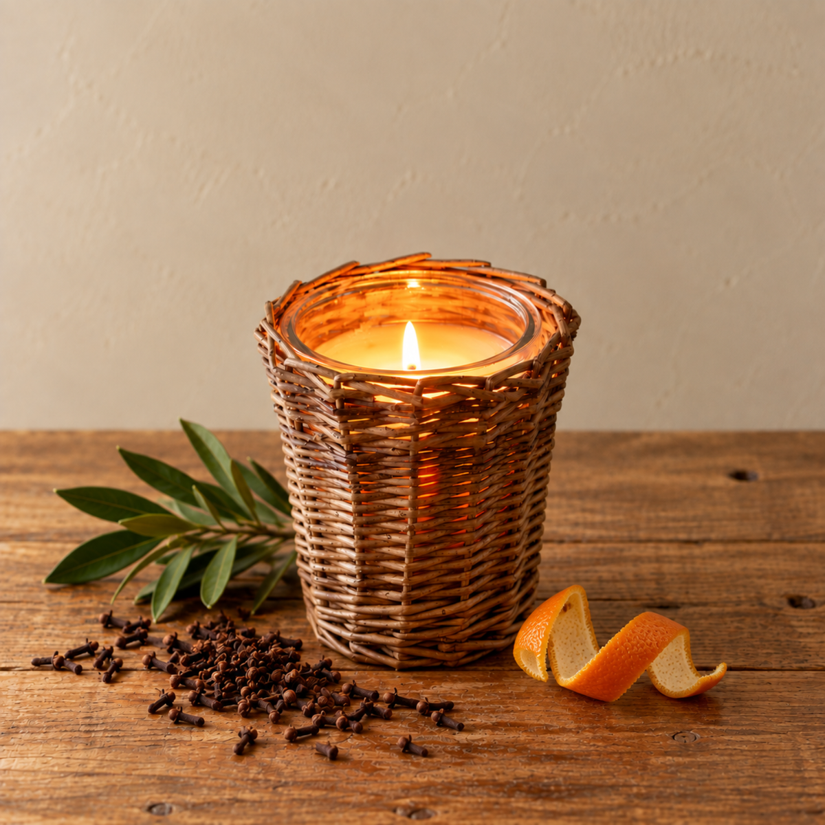 Willow Weave Candle | Orange Zest