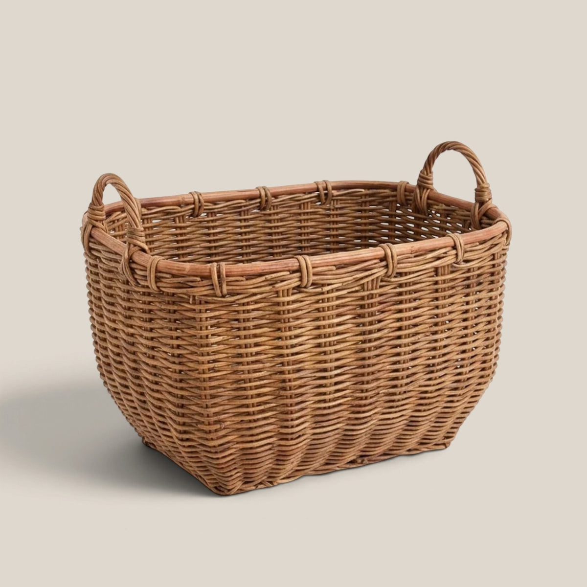 Willow Weave Resin-Wicker Baskets (Set of 3)
