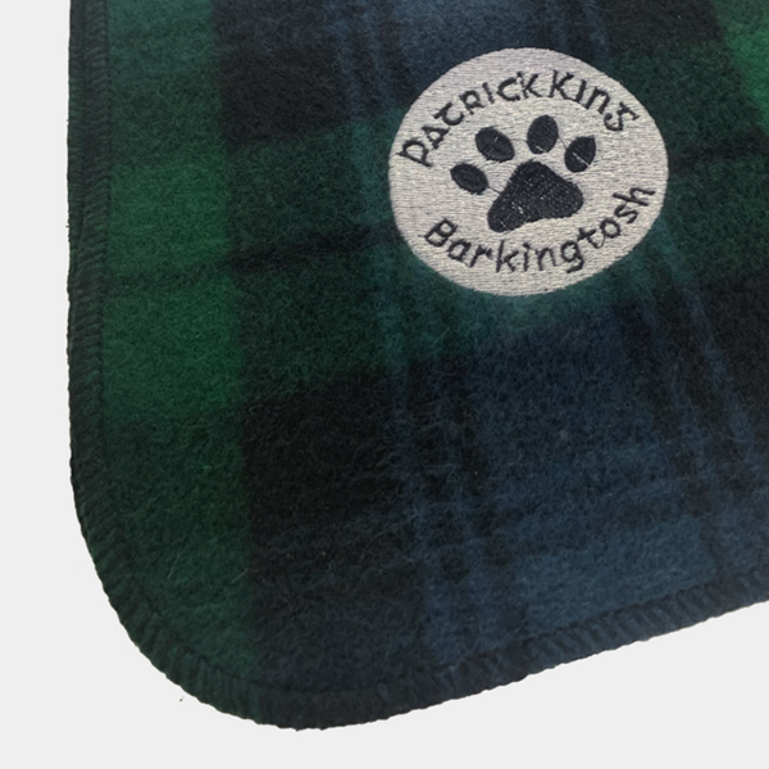 Highland Wool Pet Blanket - Black Watch Tartan