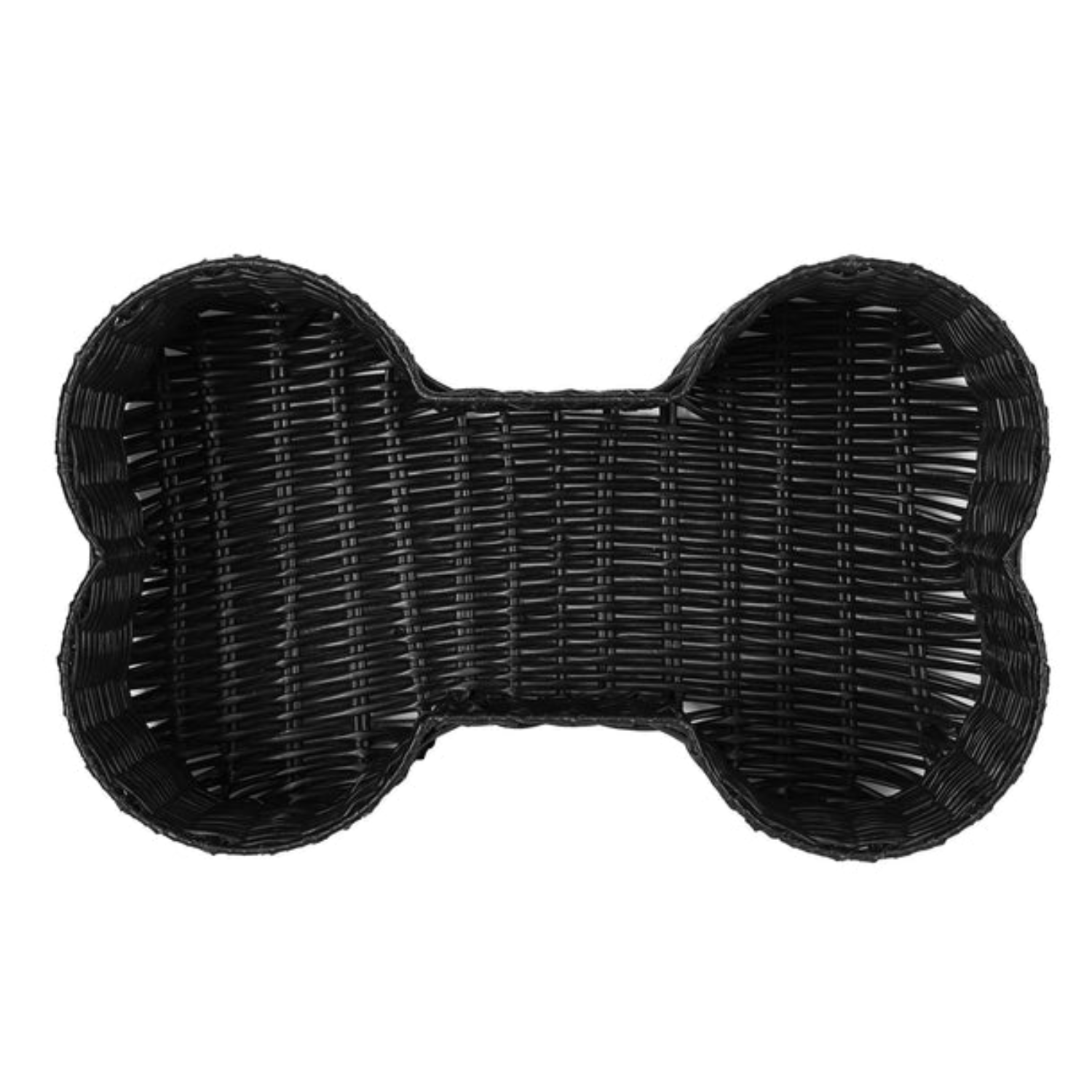 Pet Bone Black Storage Basket