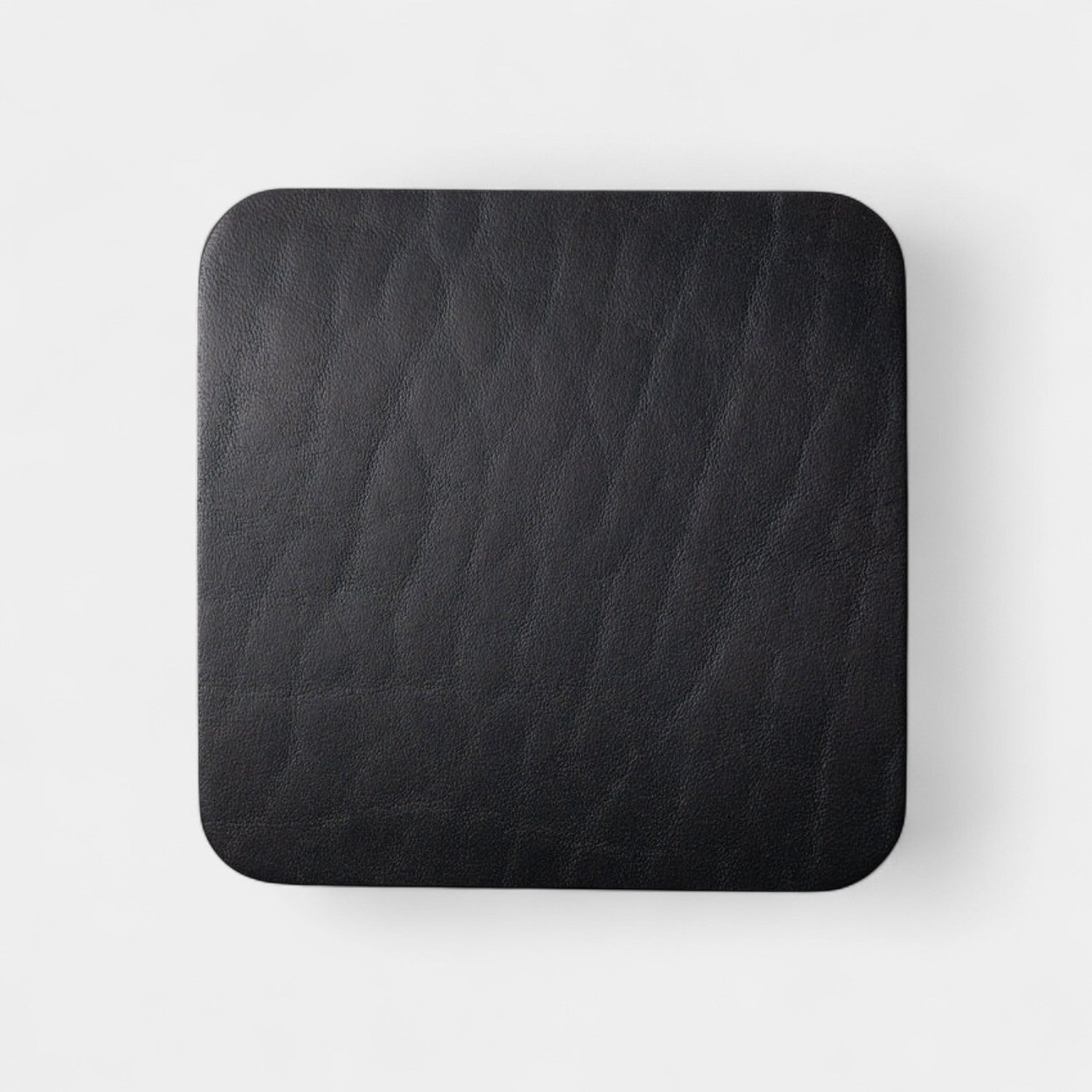 Leather Coasters (Set of 4) - Black