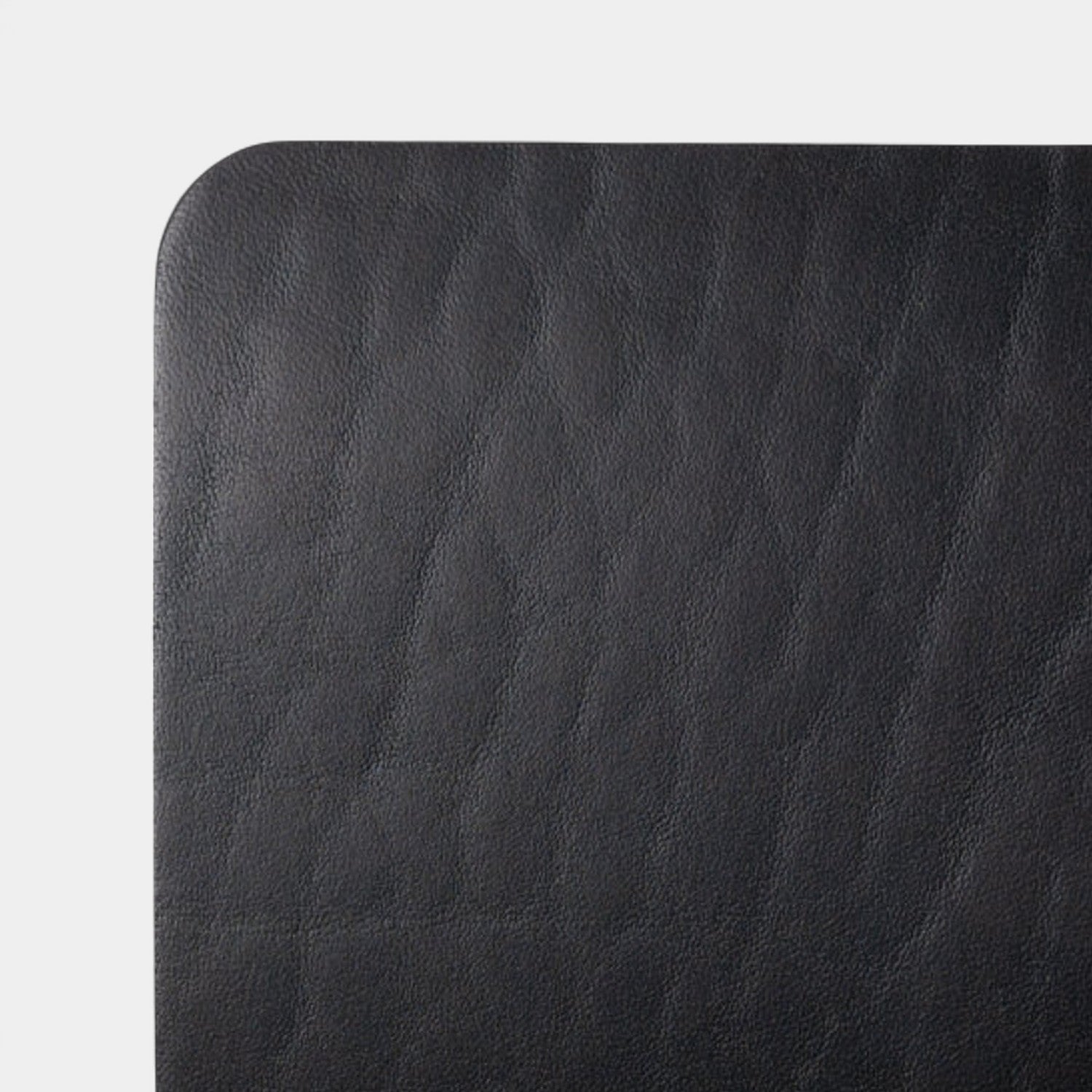 Leather Coasters (Set of 4) - Black