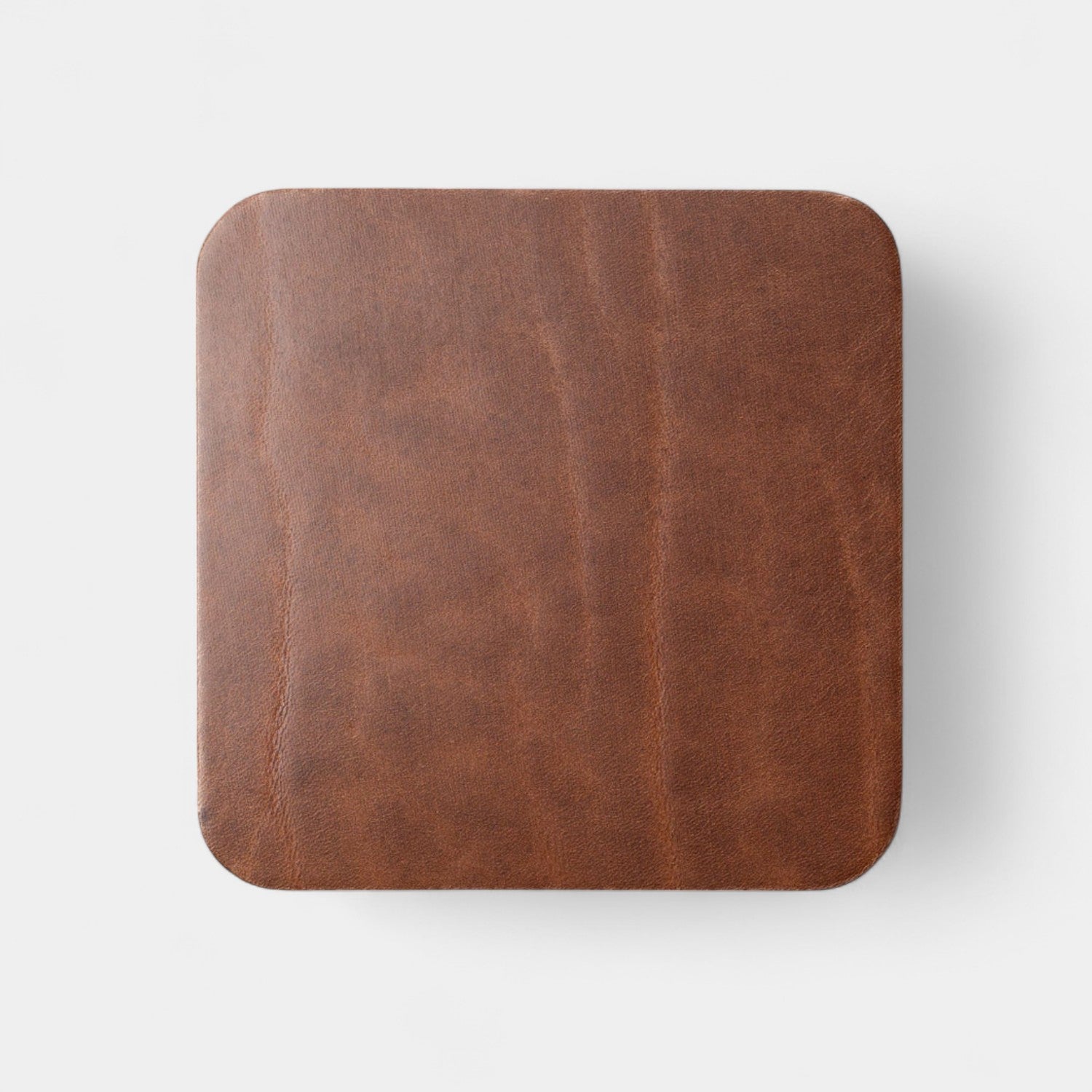 Leather Coasters (Set of 4) - Natural Brown