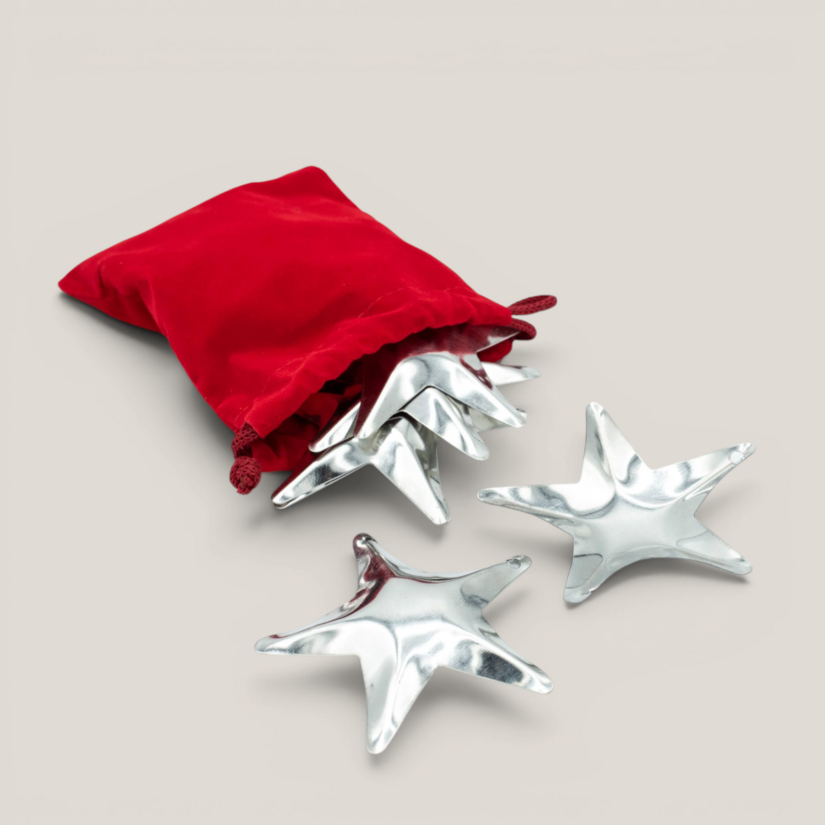 Hanging Steel Star Ornament (20 pcs)