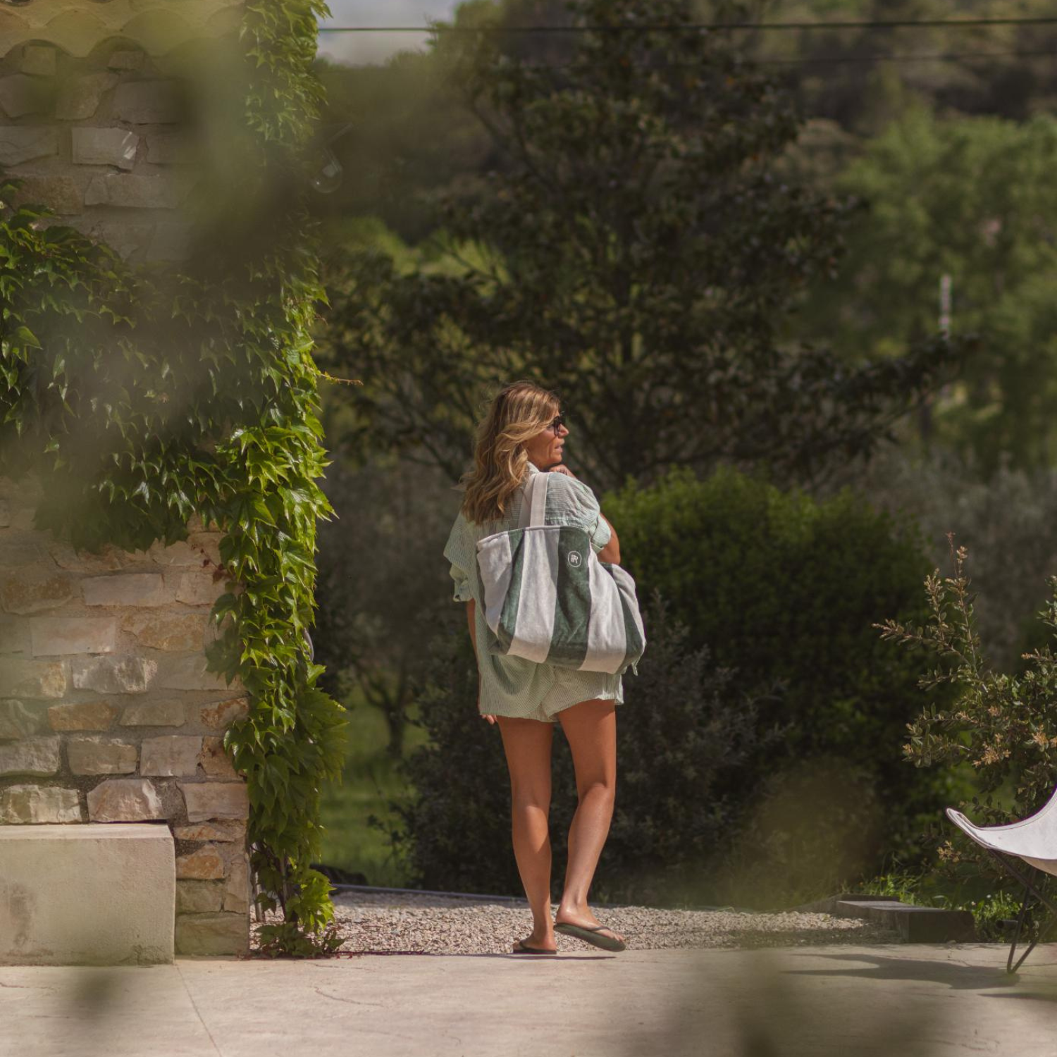 Marine Eucalyptus Beach Tote
