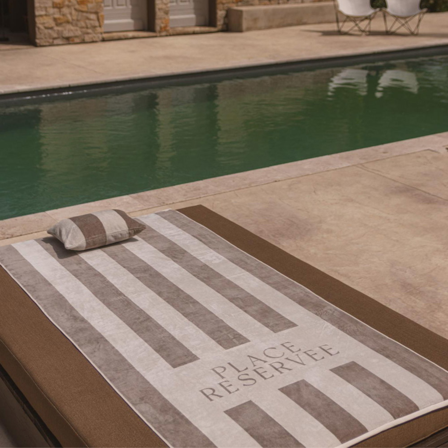 Marine Dark Sand Beach Towel