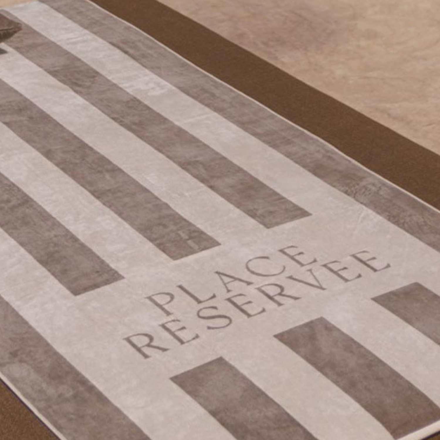 Marine Dark Sand Beach Towel